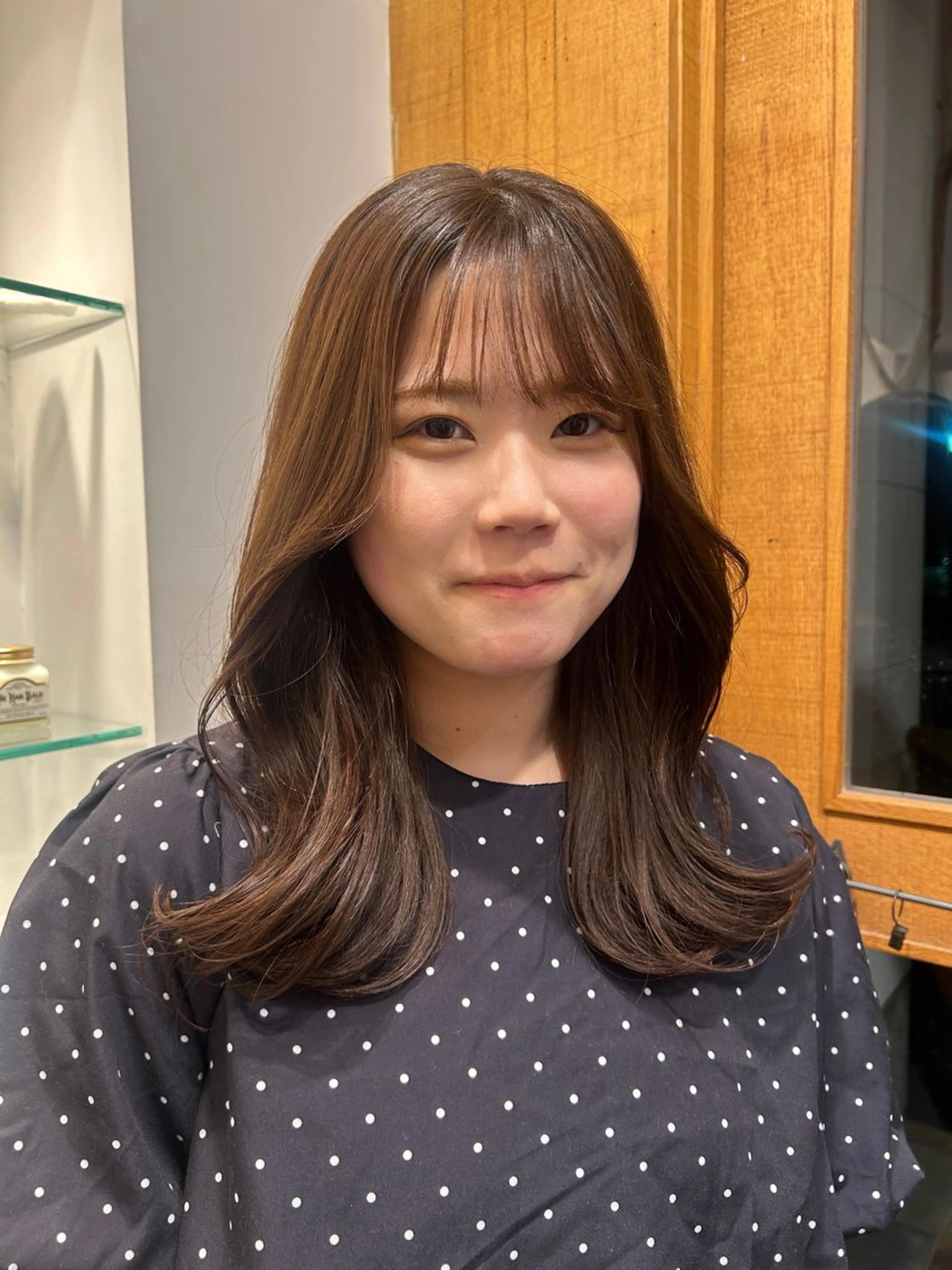 セミロング 太田 絵麻のヘアスタイル