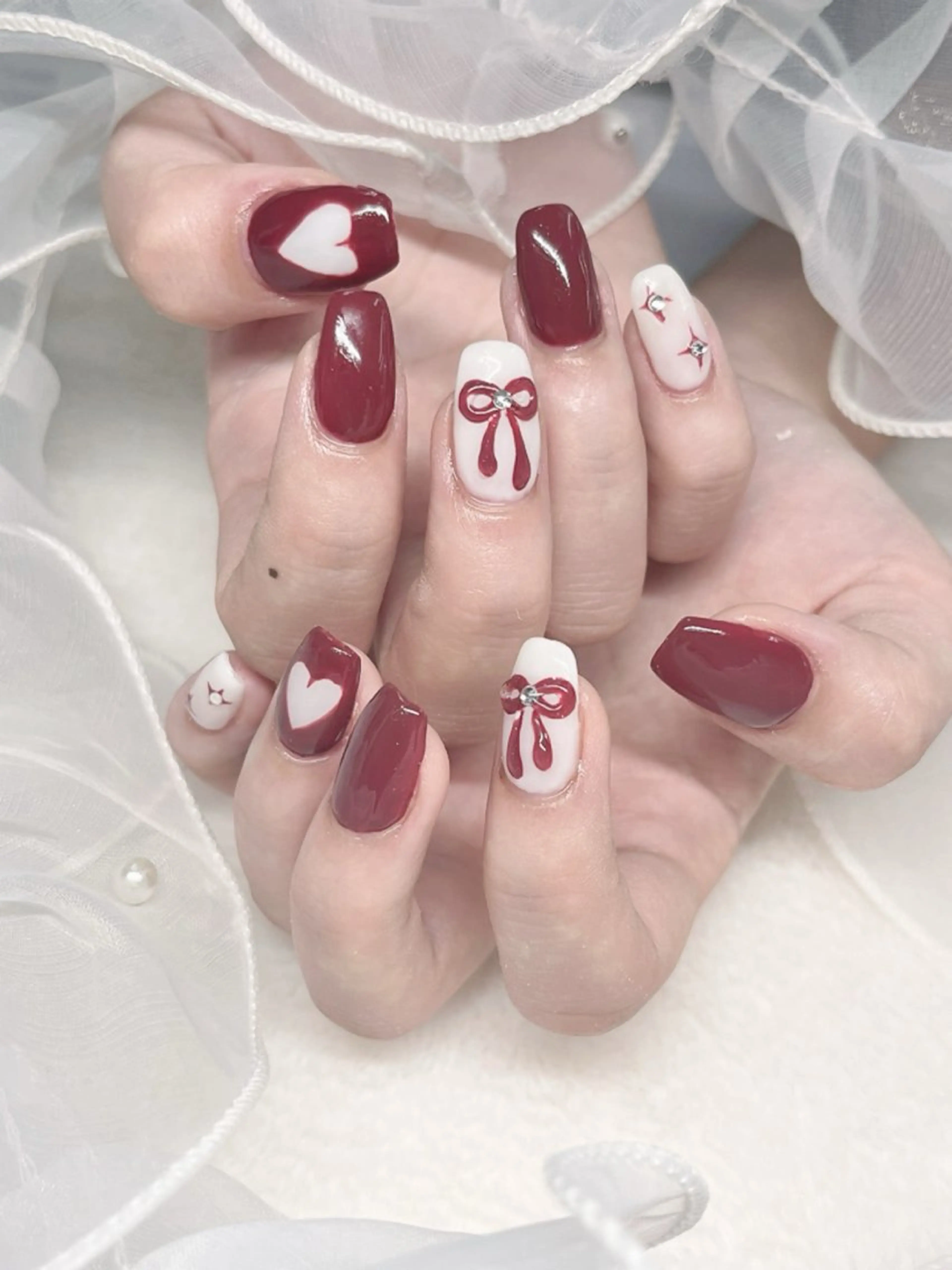 ネイル ハンドネイル AYU💅ワンホン& 推し活ネイル💕のネイルデザイン