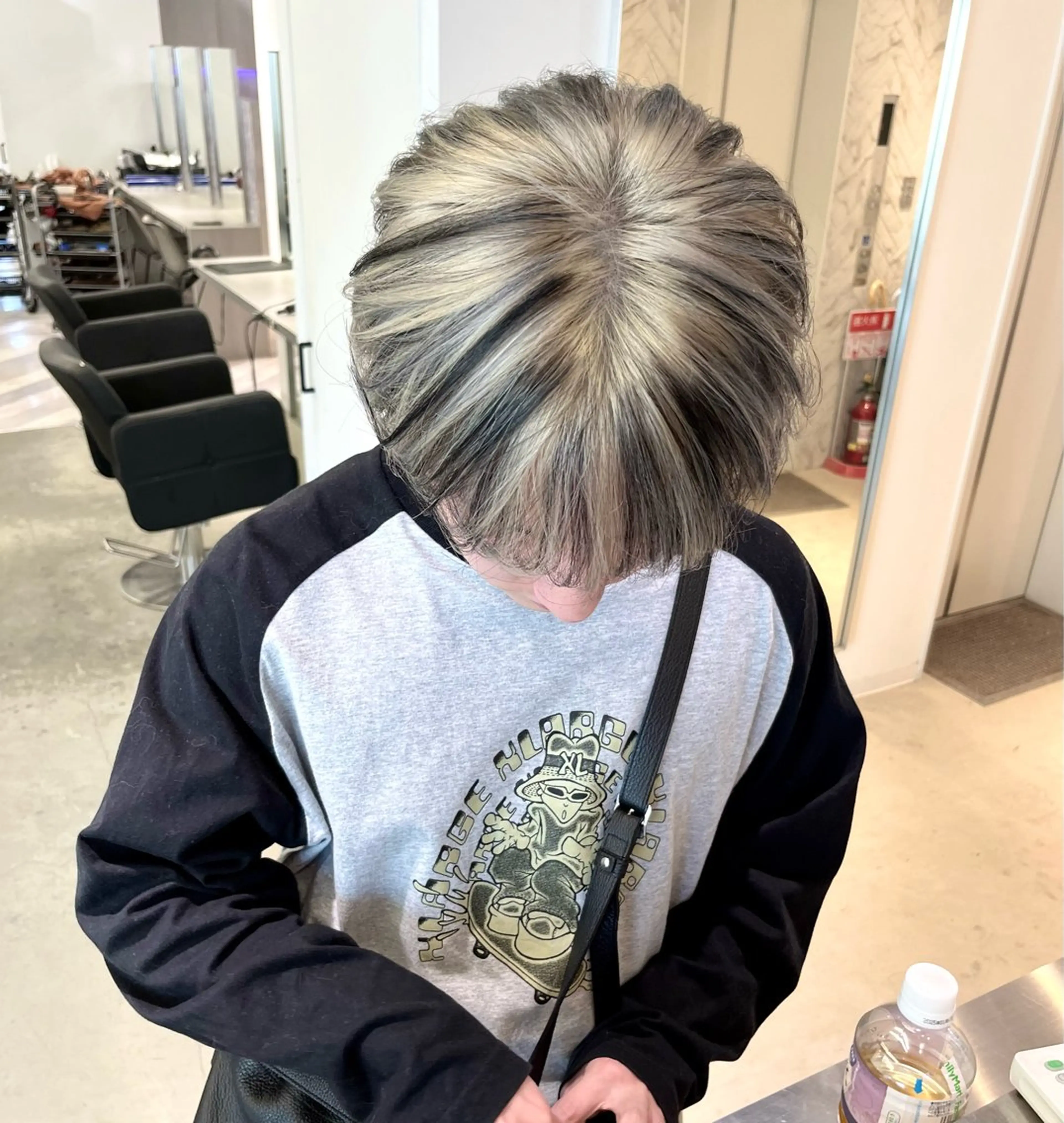 カラー メンズ ヘアカラー トリートメント 💎夏葵 ハイライト /デザイン特化のヘアスタイル