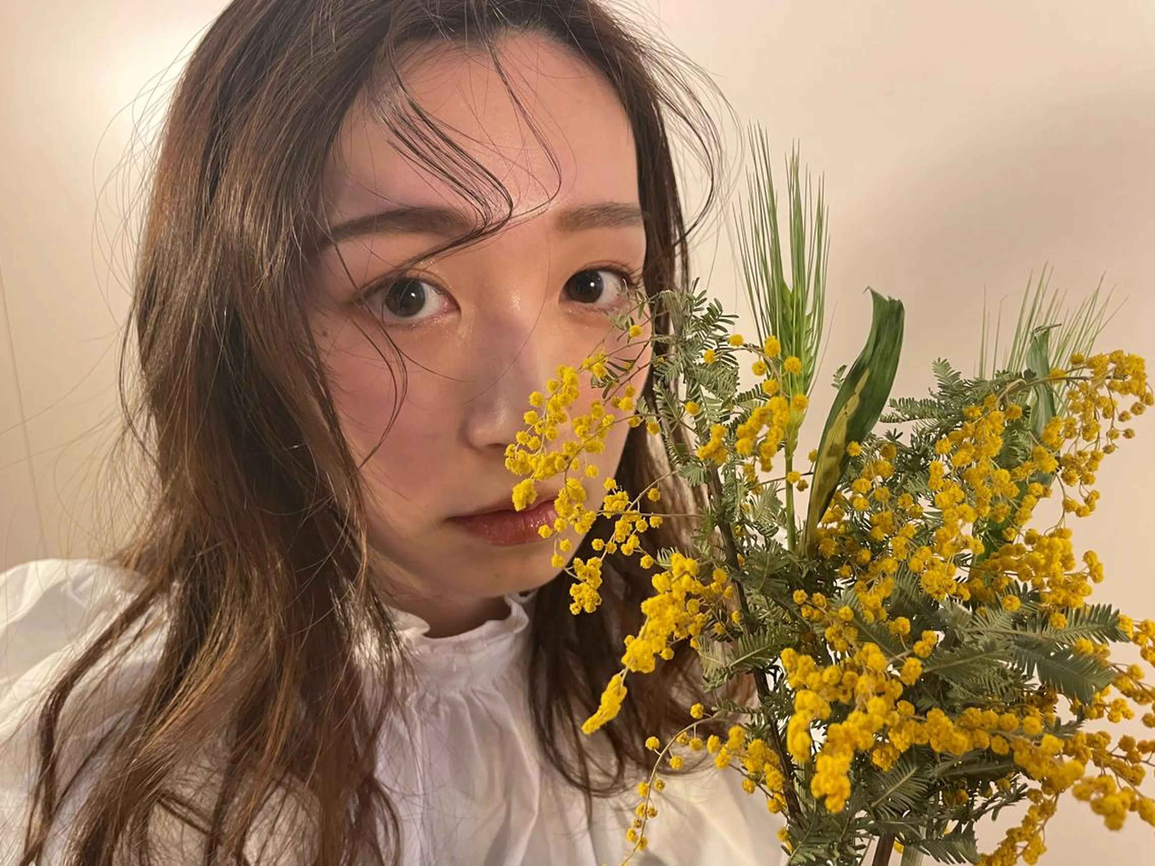 セミロング カラー ヘアアレンジ 松永 梨央のヘアスタイル