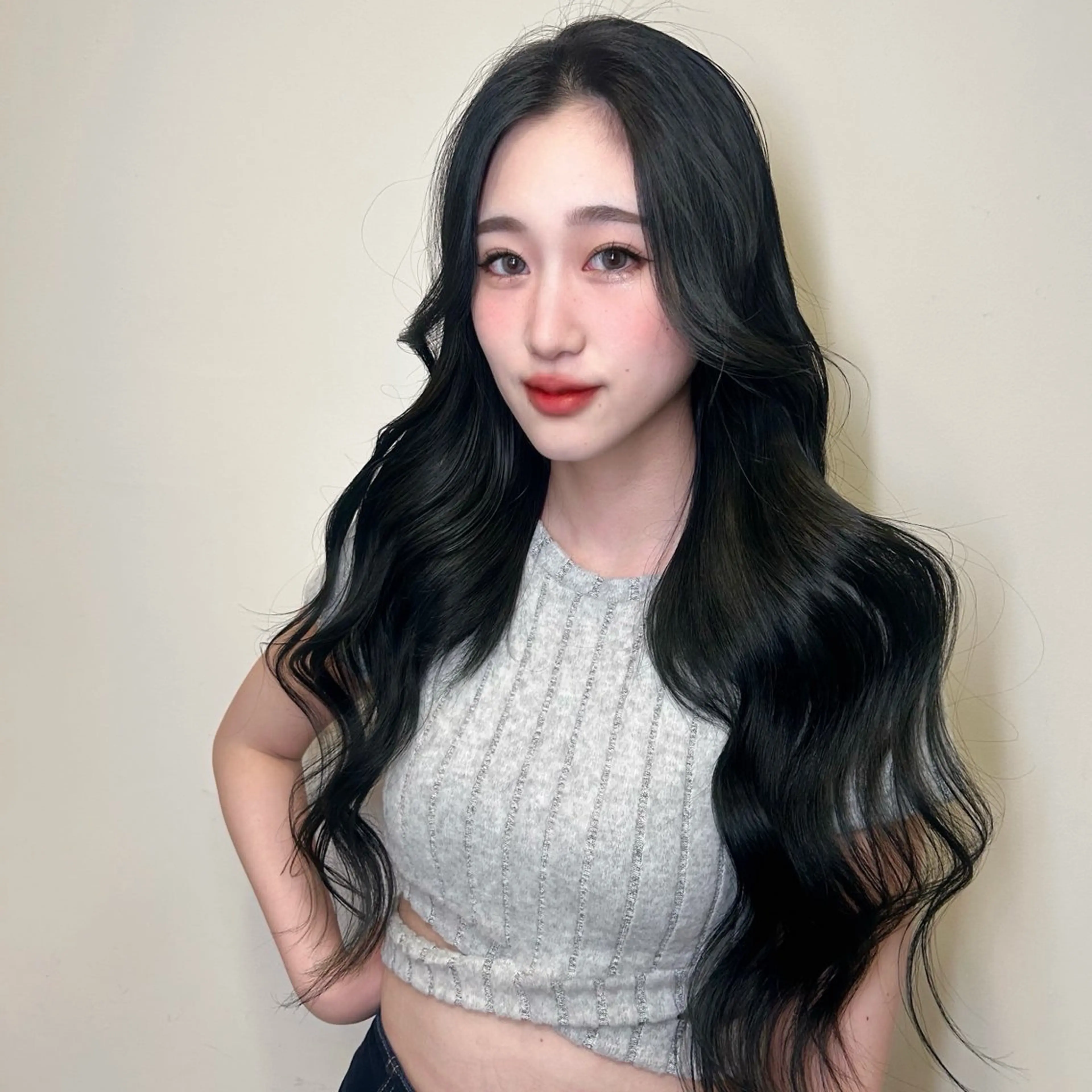 ロング カラー カット ヘアカラー YUI 武庫之荘美容室のヘアスタイル