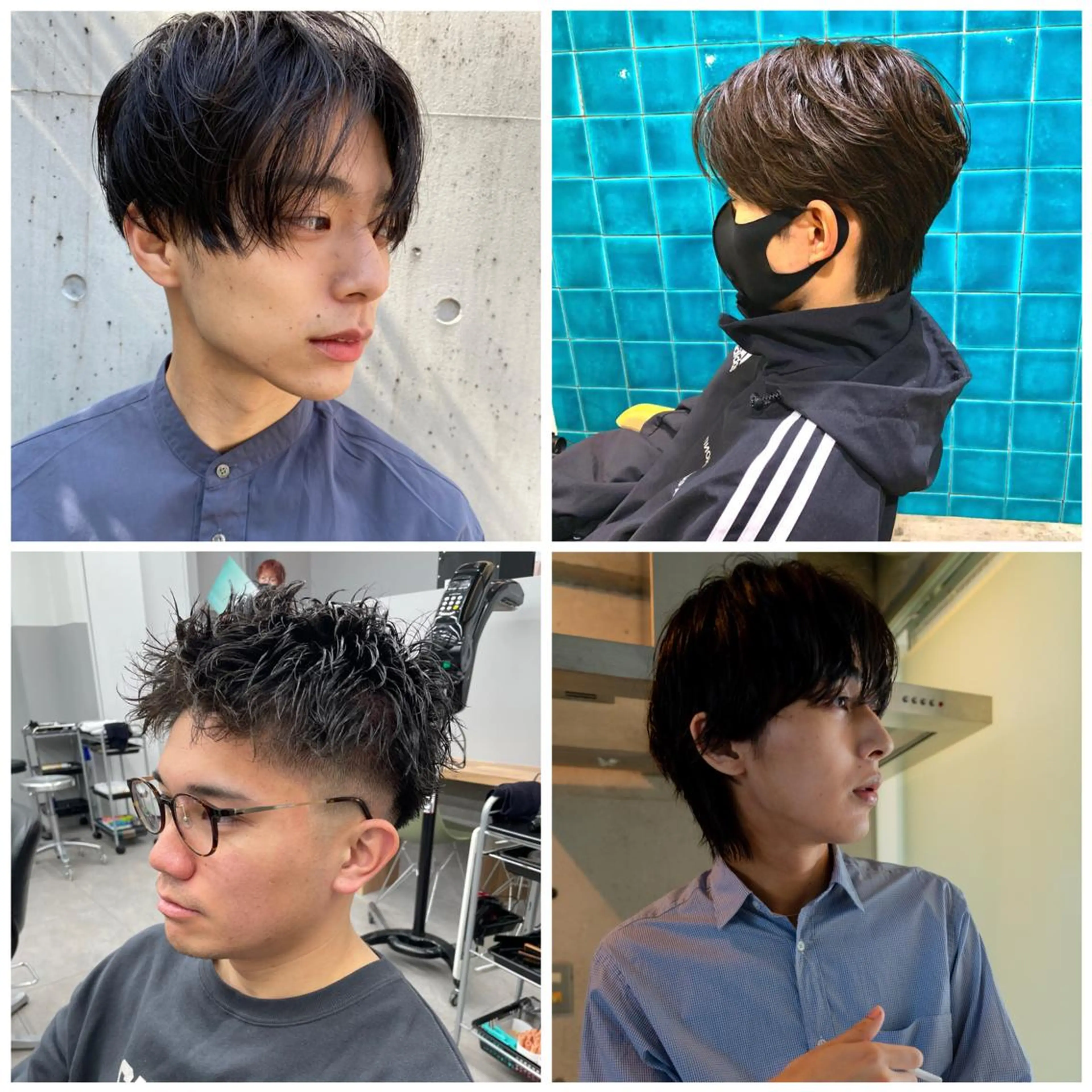 メンズ YUKI 新宿 カット/パーマのヘアスタイル