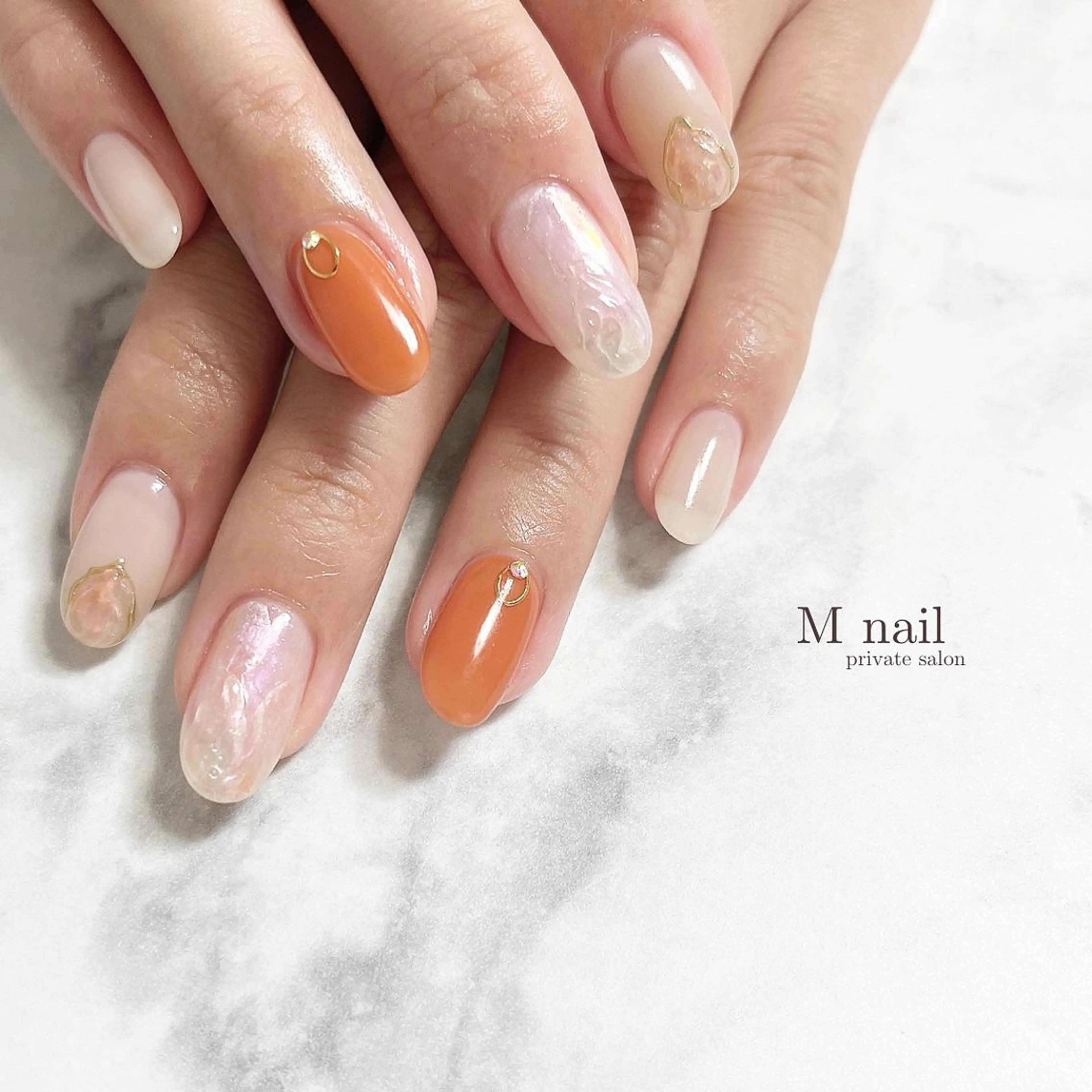ネイル ハンドネイル M　nail所属・M nailのネイルデザイン