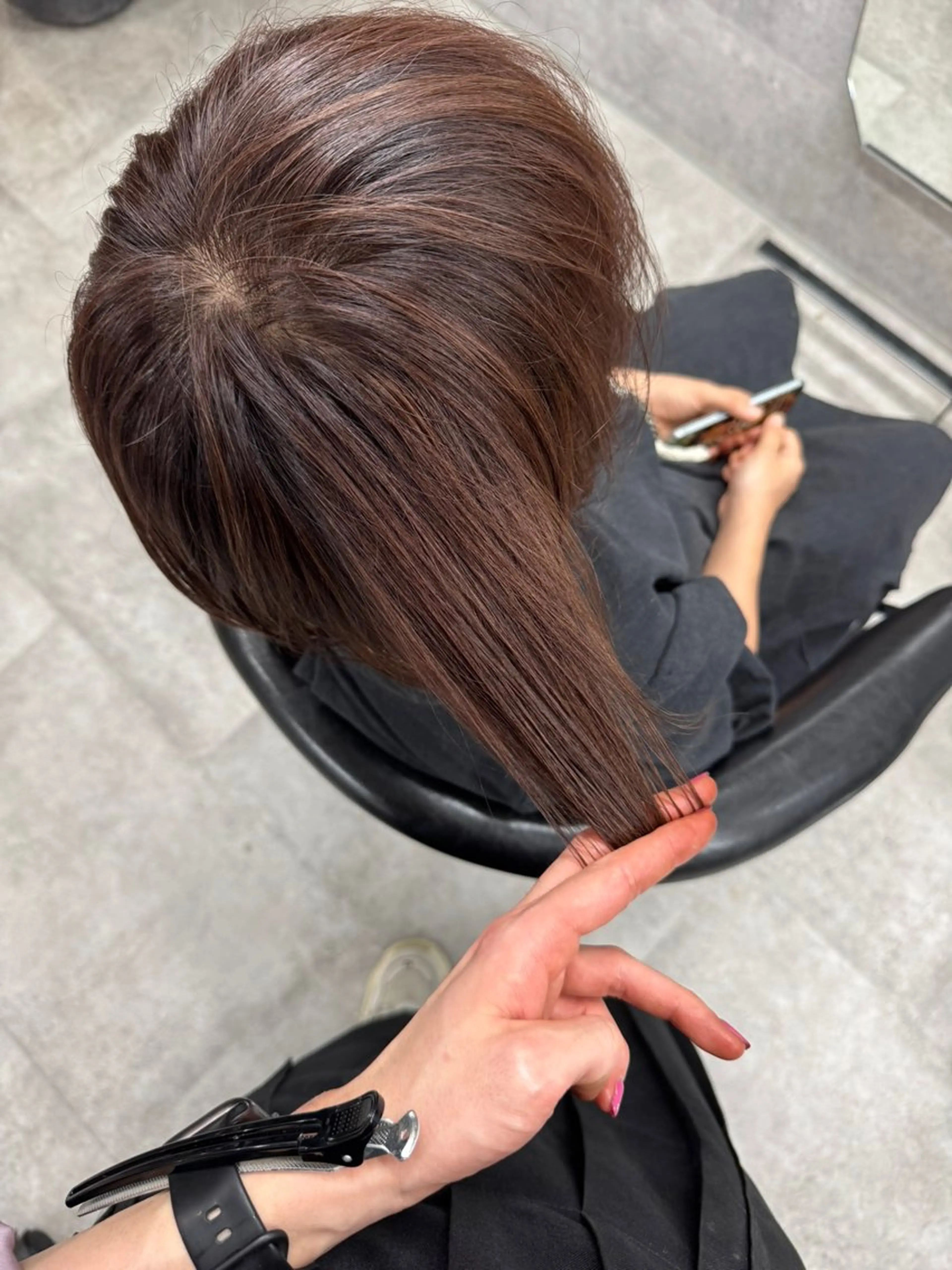 ショート カラー ヘアカラー あなたのお悩み改善" You"💚❤️💛のヘアスタイル