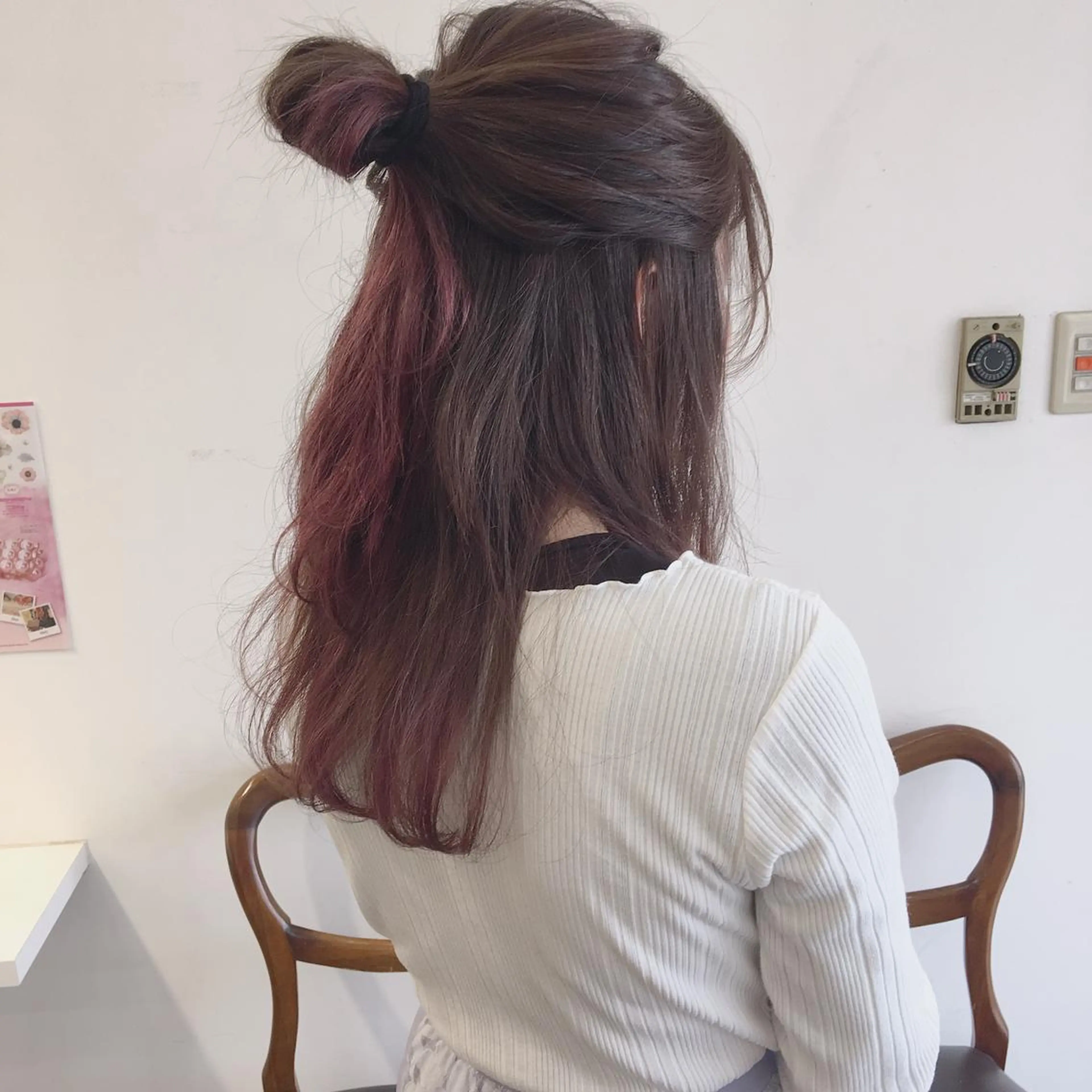 ロング カラー デザインカラー グラデーションカラー ハイトーンカラー beauty   beast 西新店のヘアスタイル