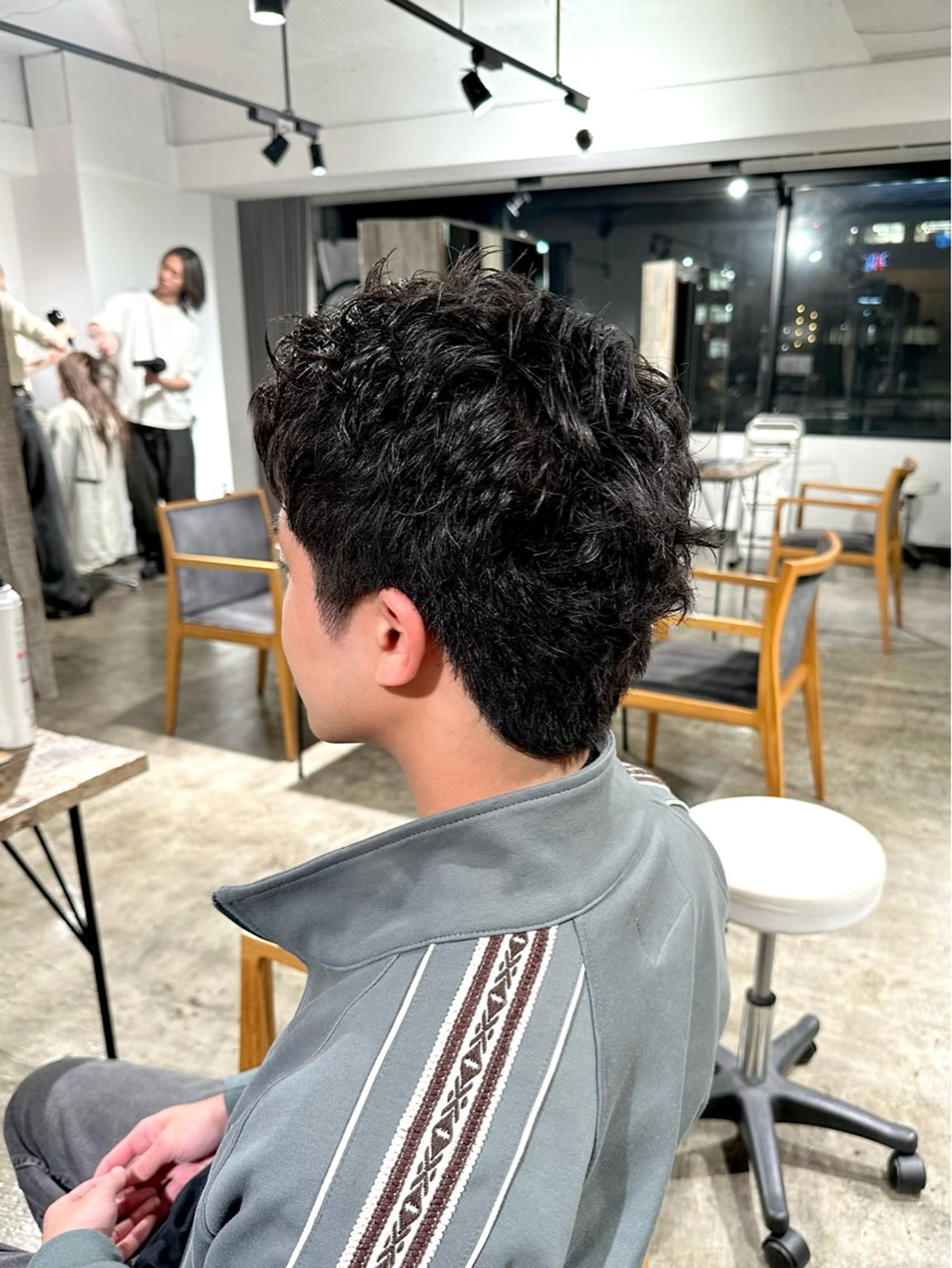 メンズ メンズパーマ スパイキーショート カット 骨格補正施術/メンズ 専門美容師/YUYAのヘアスタイル