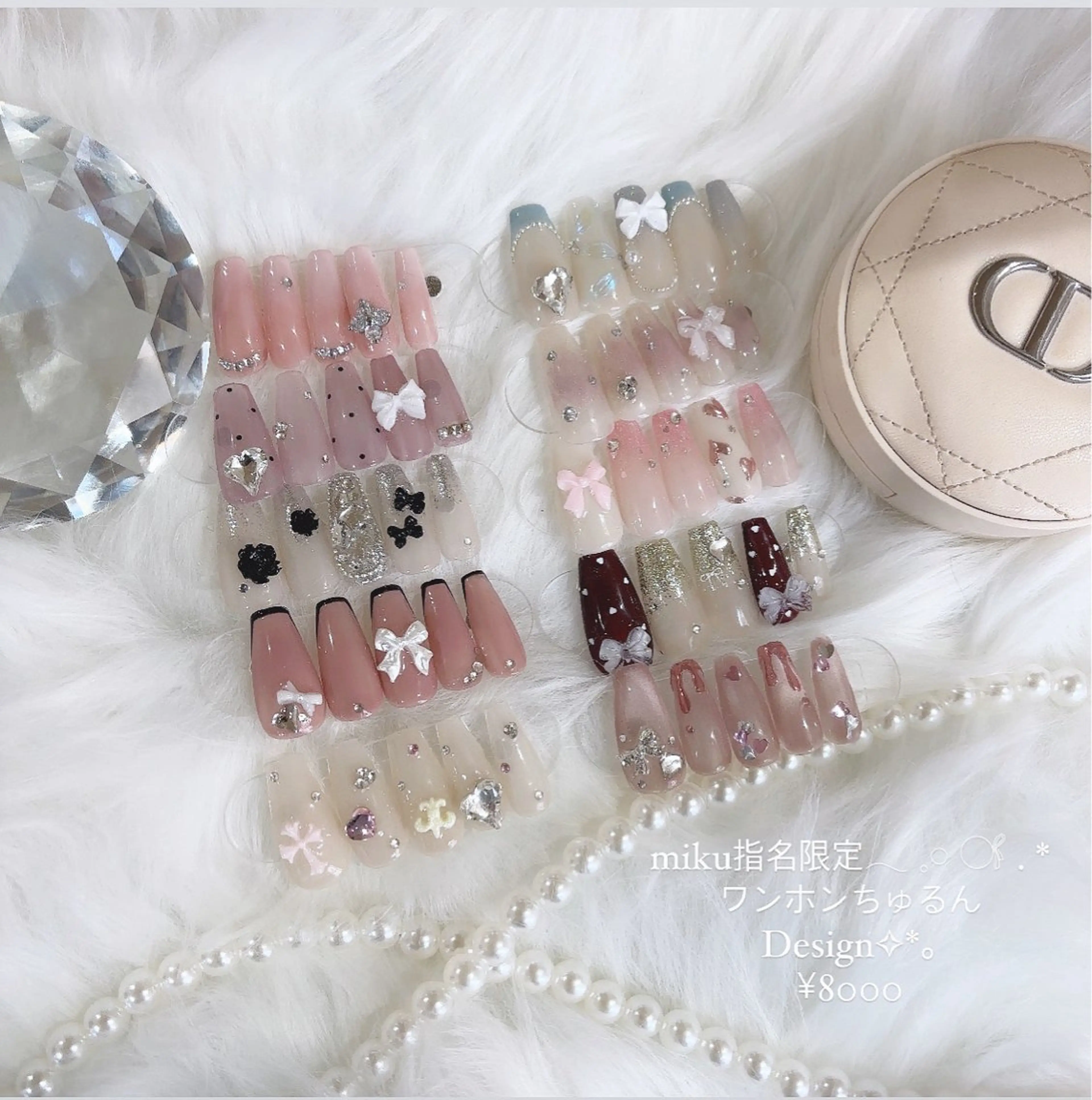 ネイル バレンタイン ハンドネイル beautiful meみくのネイルデザイン