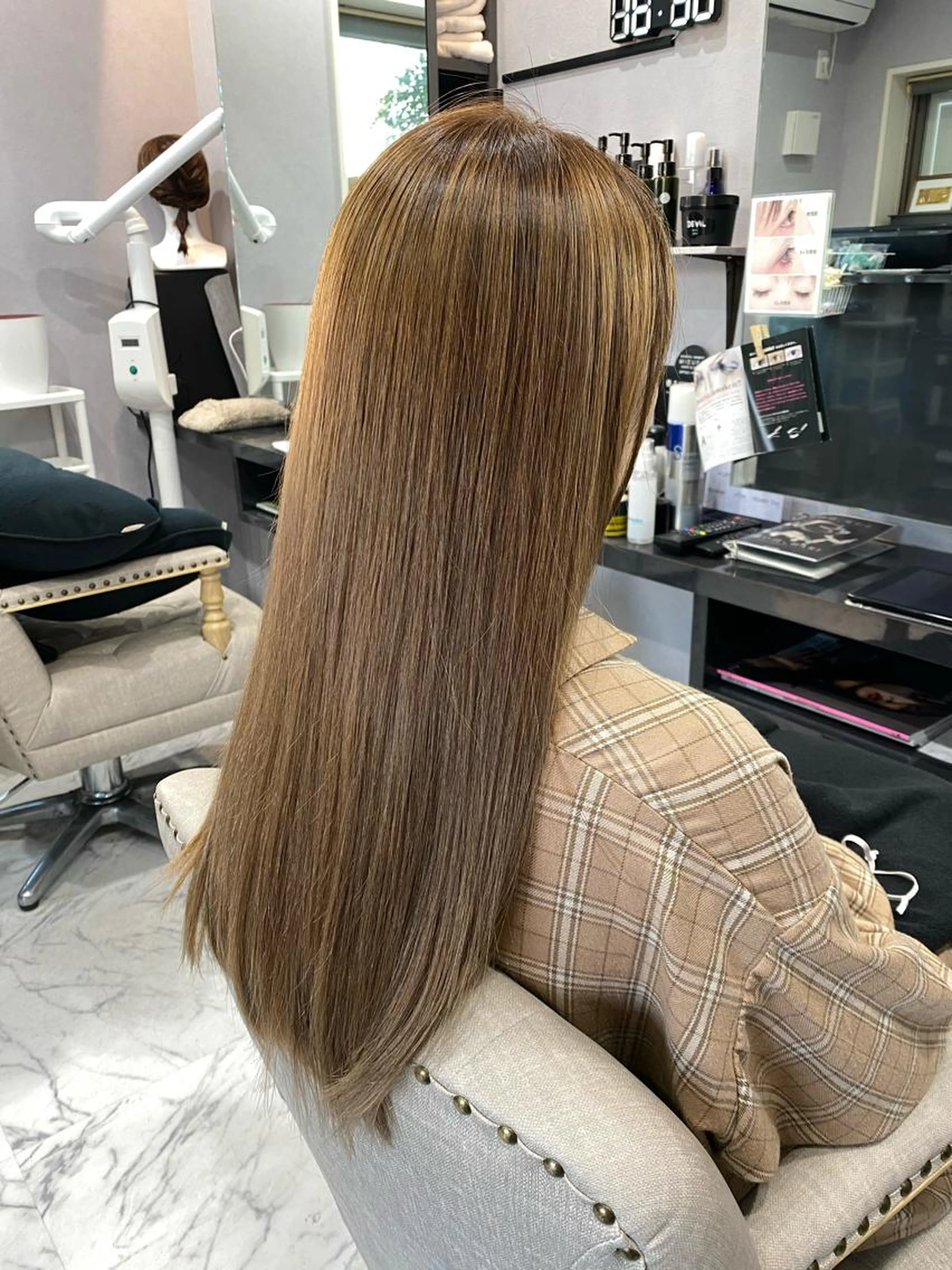 【新規】カット+縮毛矯正※ロング料金無しの写真