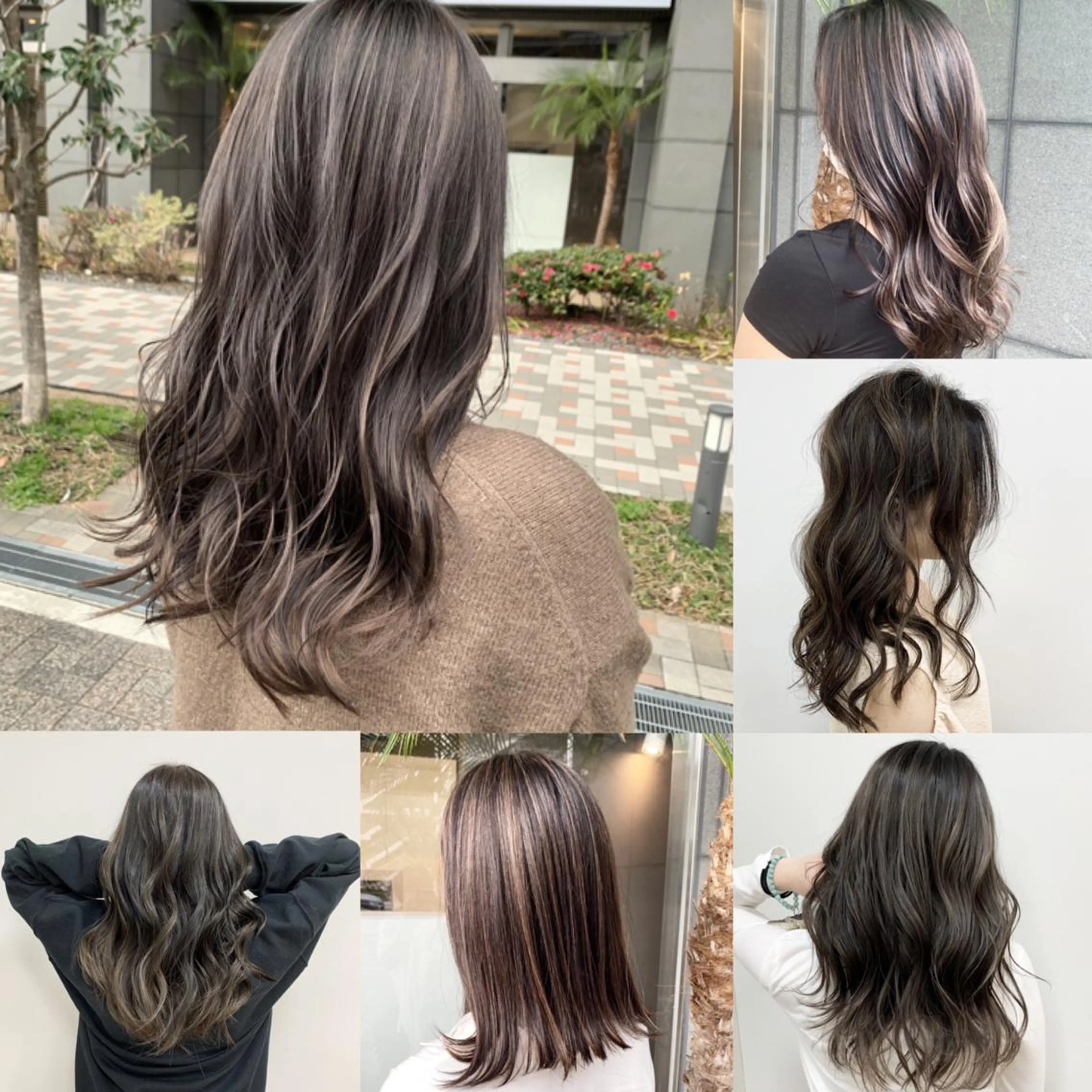 ミディアム ハイライト レイヤー×縮毛矯正 深見 拓のヘアスタイル