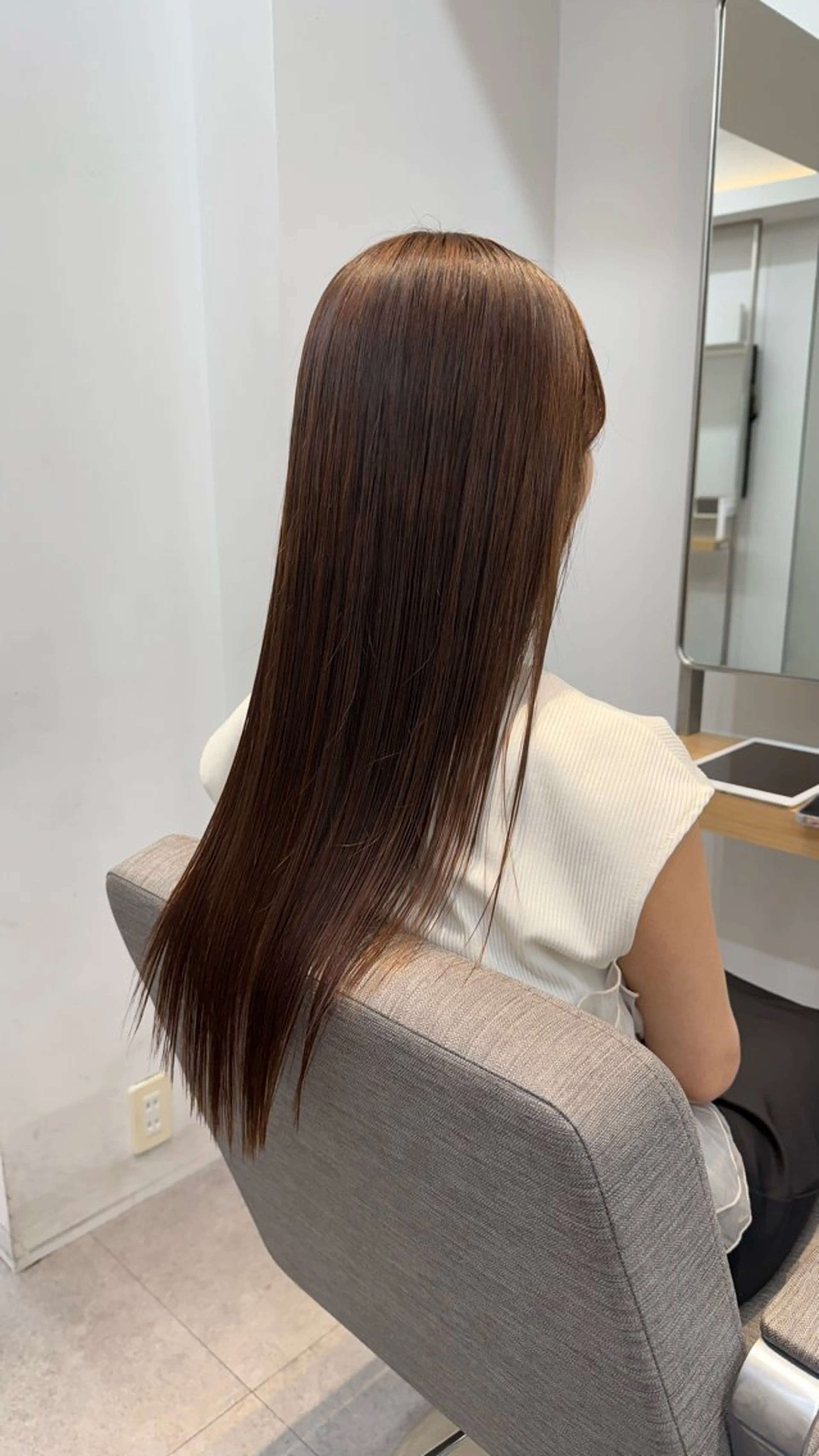 ロング 縮毛矯正 トリートメント 横浜/髪質改善/ 艶髪/shoのヘアスタイル