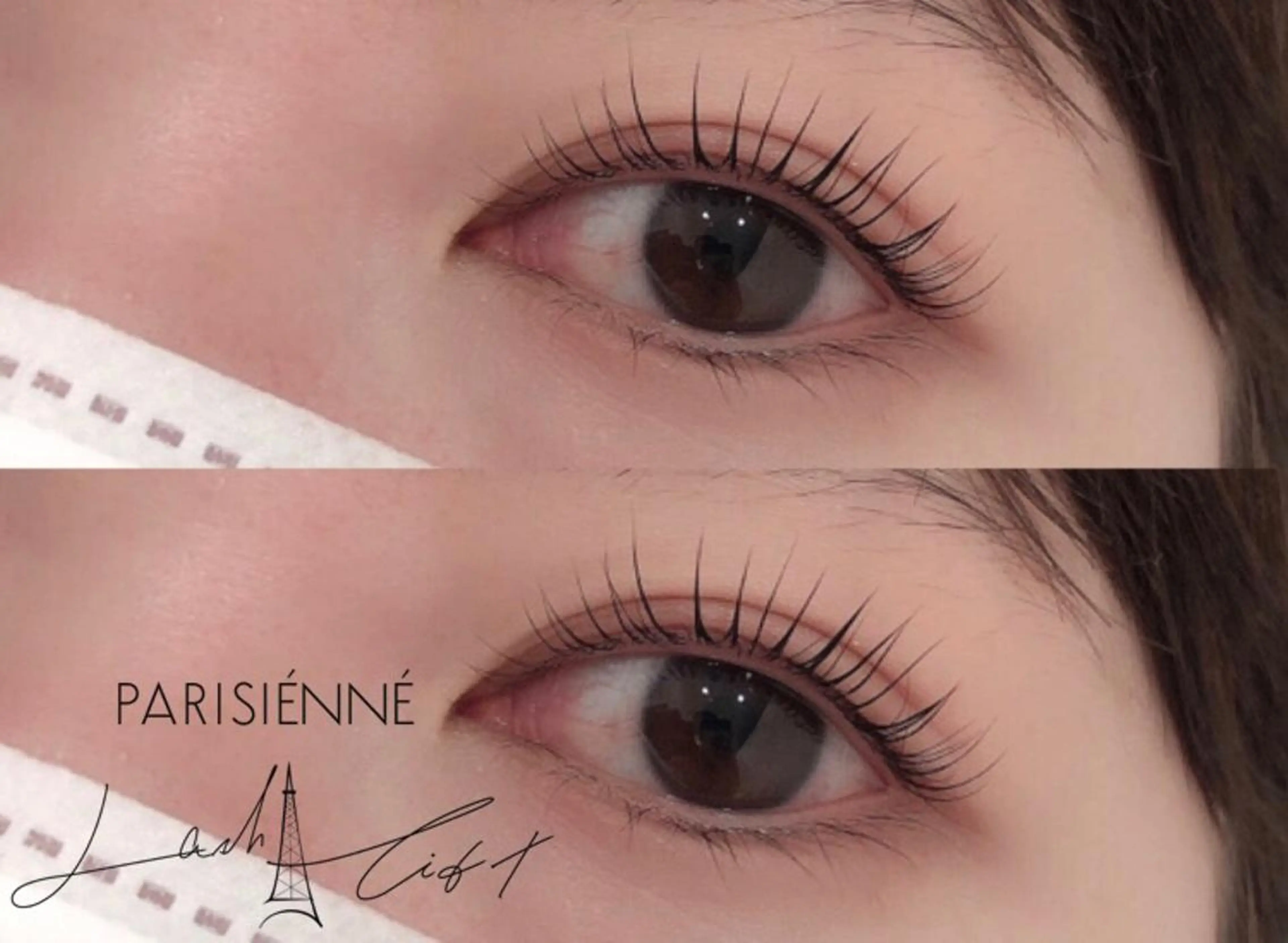 マツエク・マツパ パリジェンヌラッシュリフト MAQUM𖤐 Satsumiのマツエク・マツパデザイン