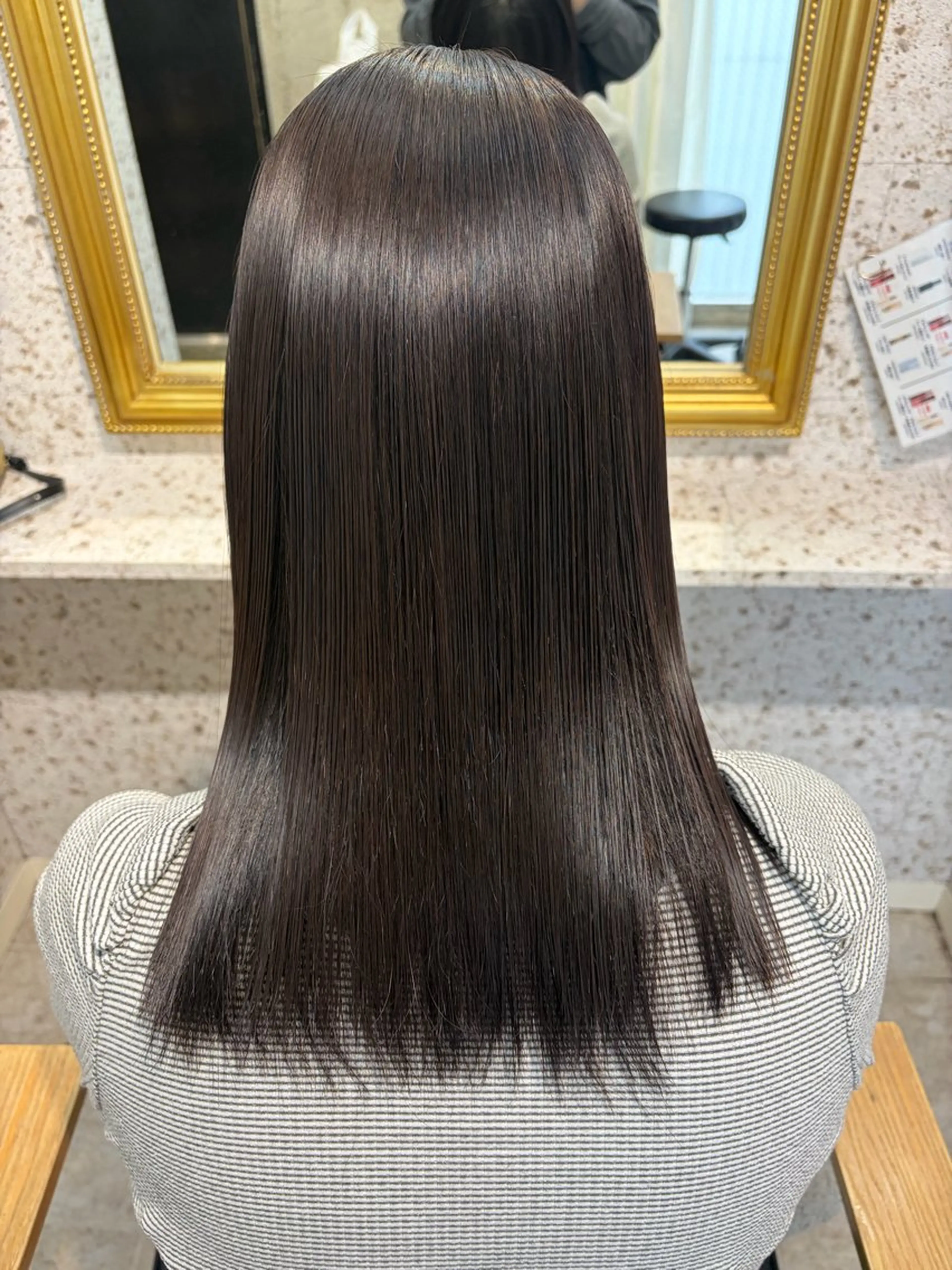 セミロング 縮毛矯正 [lani ] konatsuのヘアスタイル