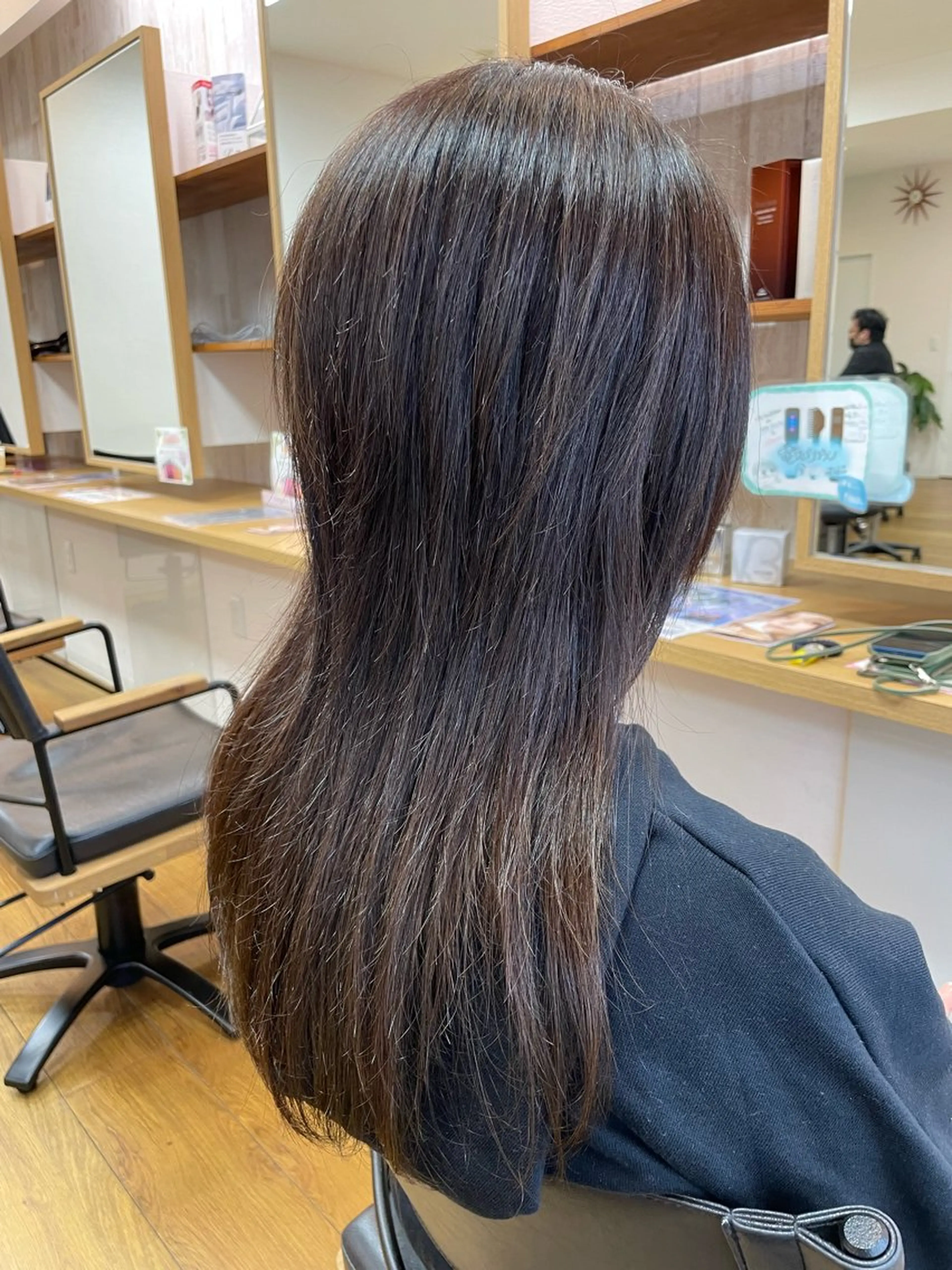 ロング カラー レイヤーカット カット ヘアカラー 村田 淳のヘアスタイル