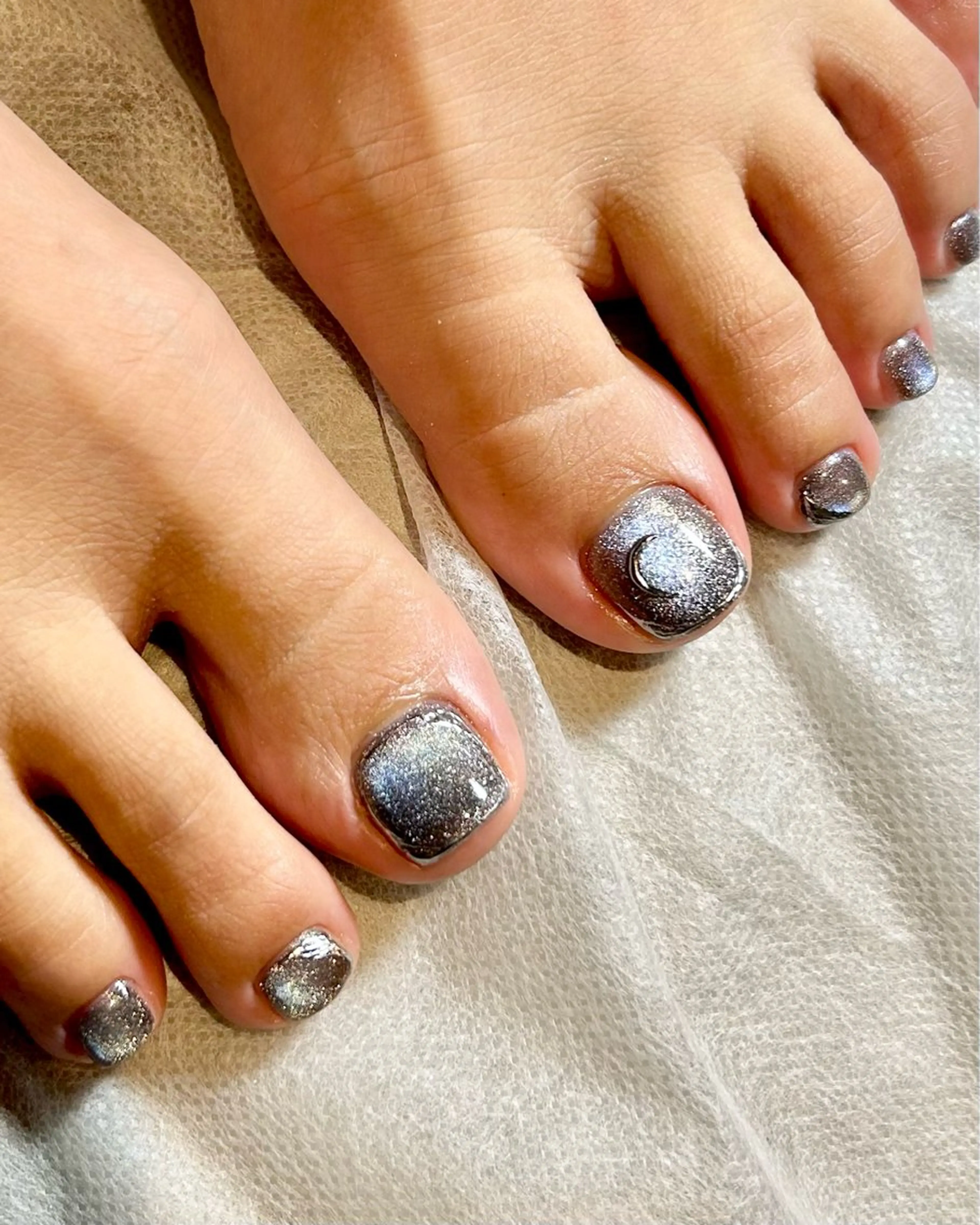 ネイル 持ち込み フットネイル Reflection marikoのネイルデザイン