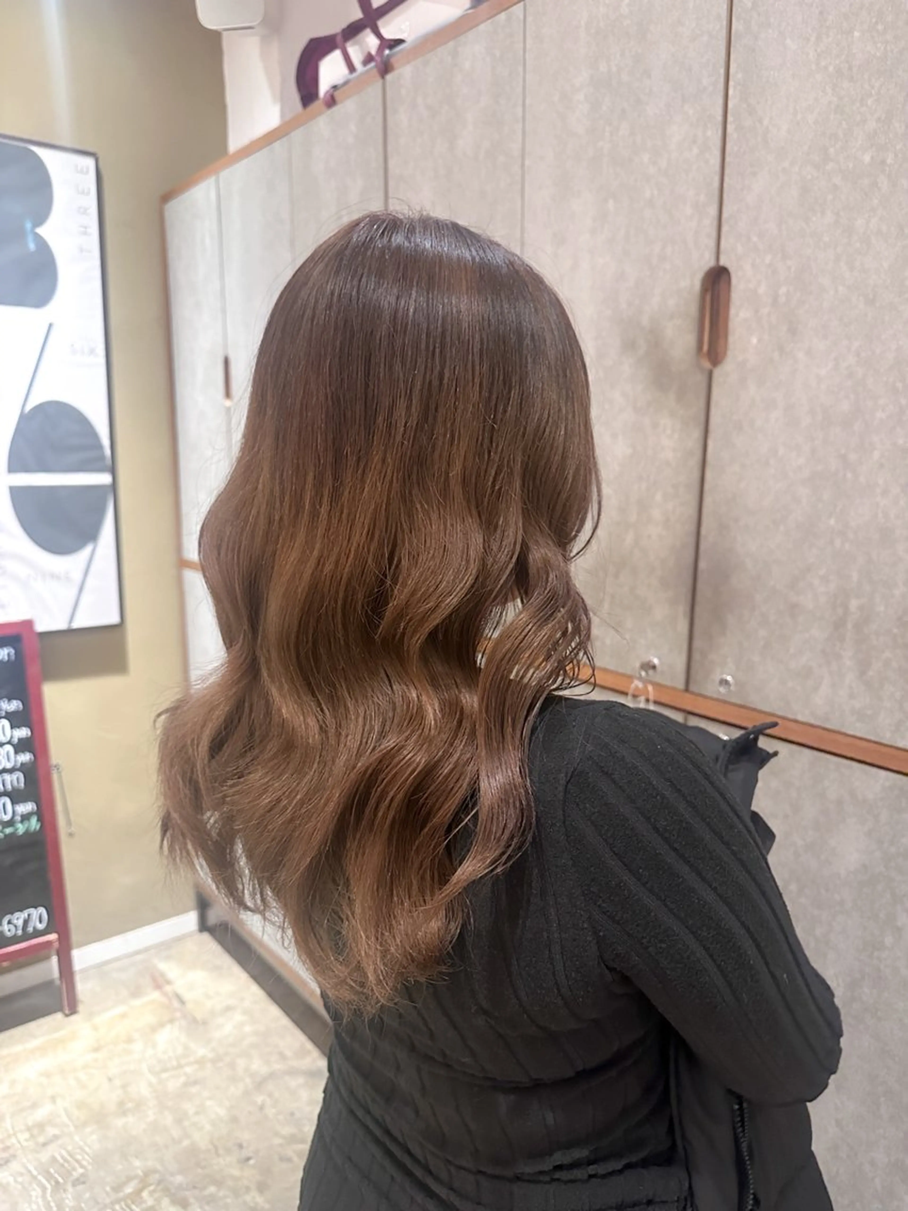 カラー ブラウンカラー ココアブラウン YUI/レイヤー/ ハッシュカットのヘアスタイル