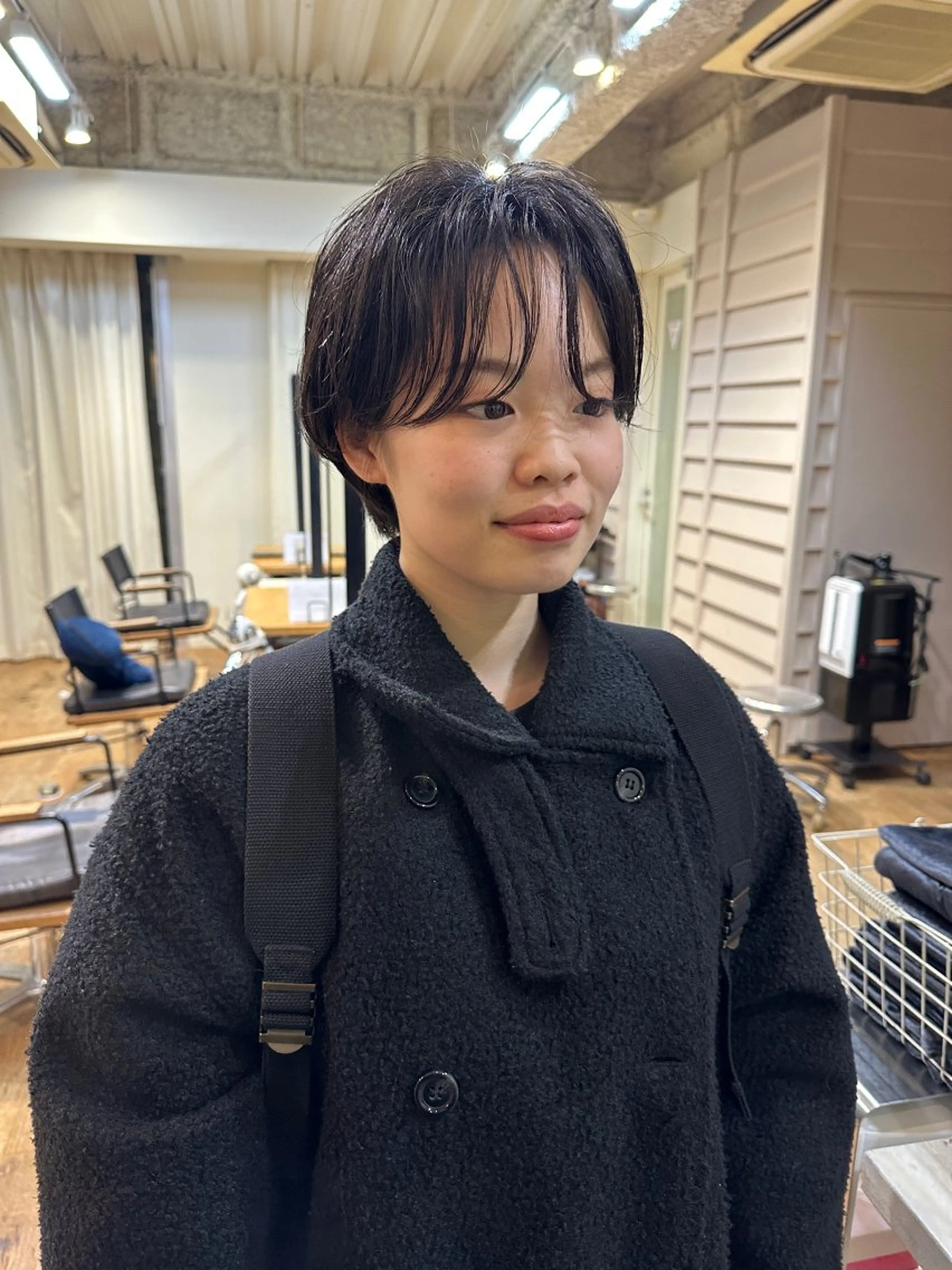 ショート ショート ボブ 梅田 木戸健人のヘアスタイル