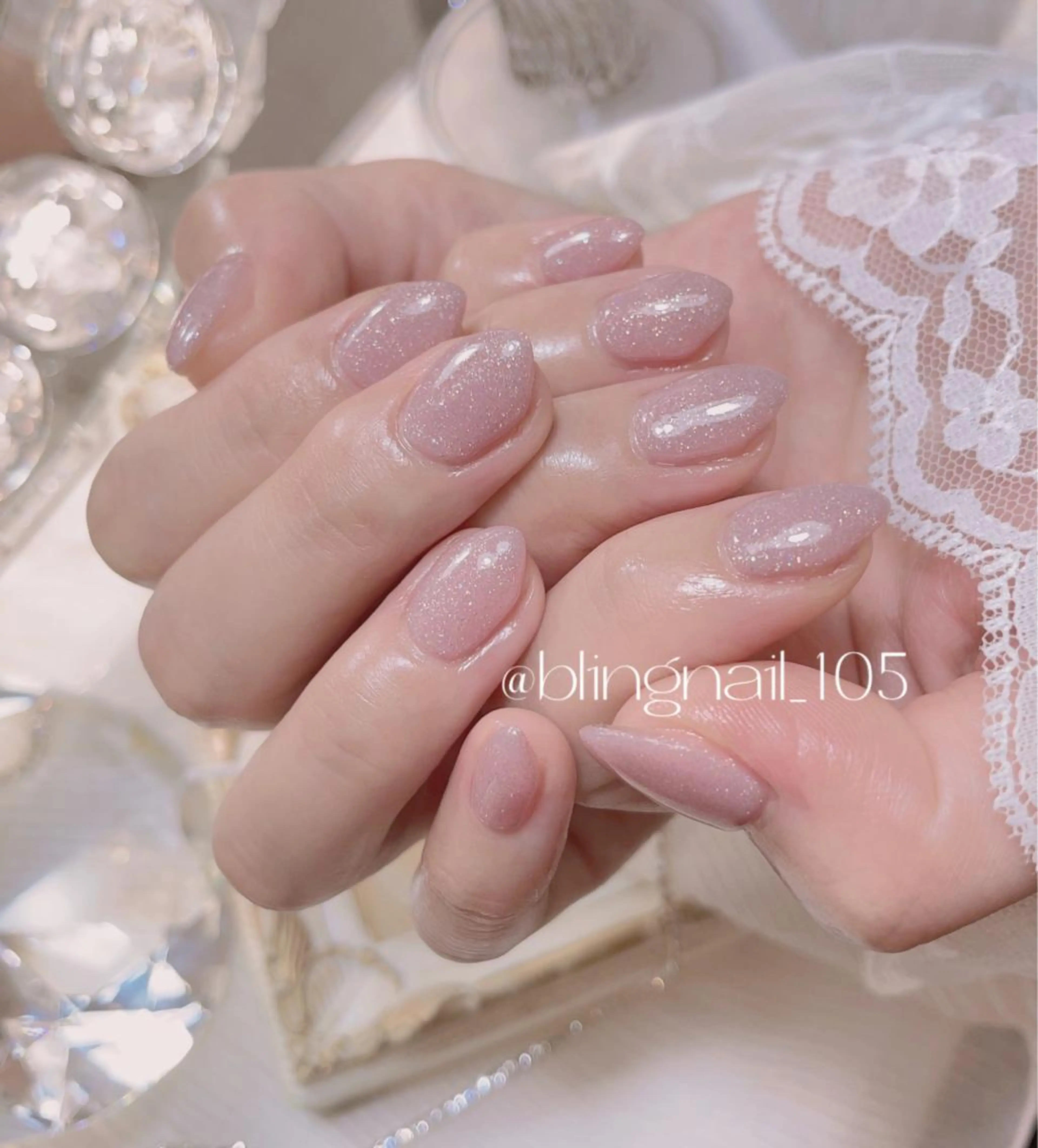 ネイル 23時まで❤︎韓国、 ワンホンネイルのネイルデザイン