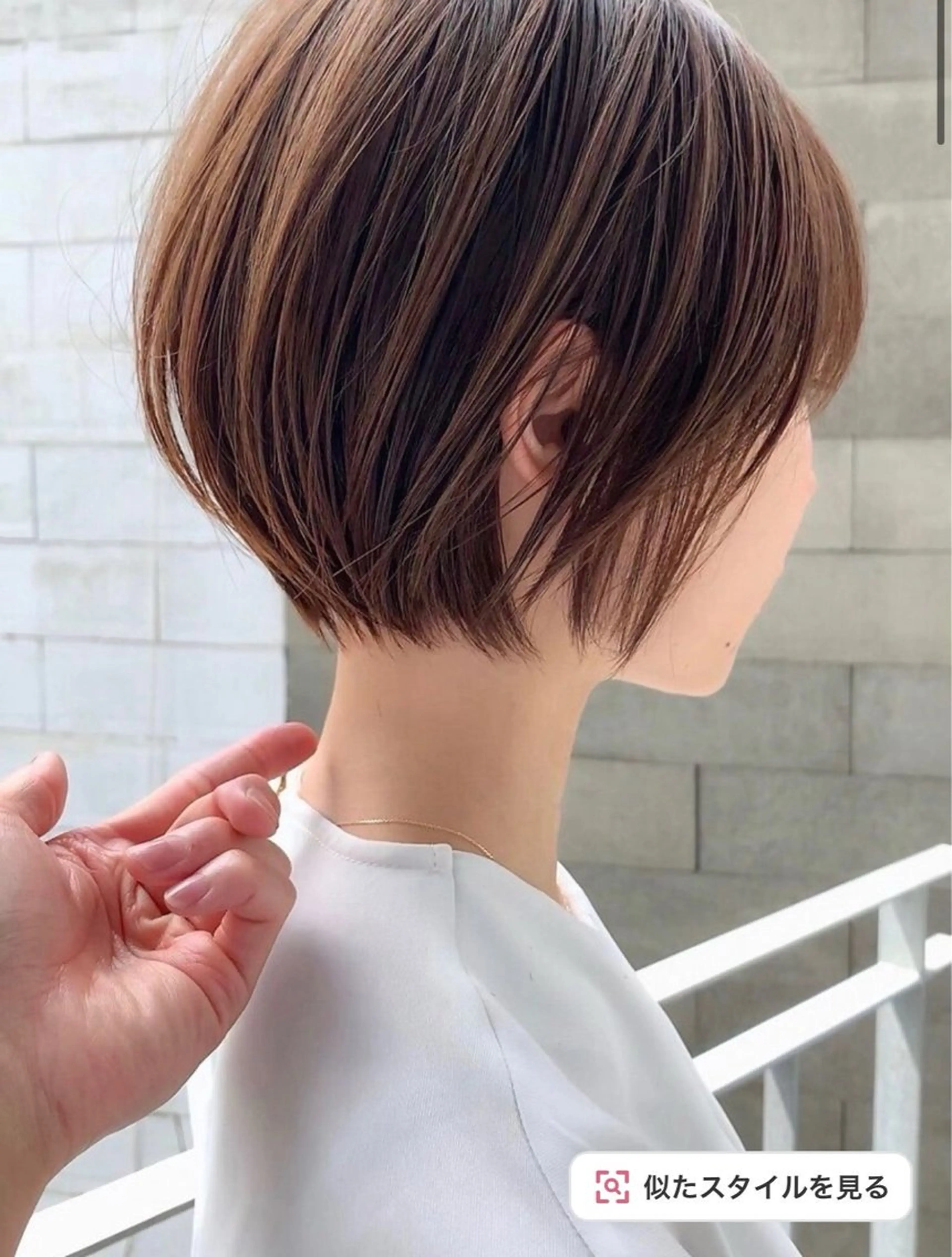 ショート ナチュラルなヘア /ヨシダトモキのヘアスタイル