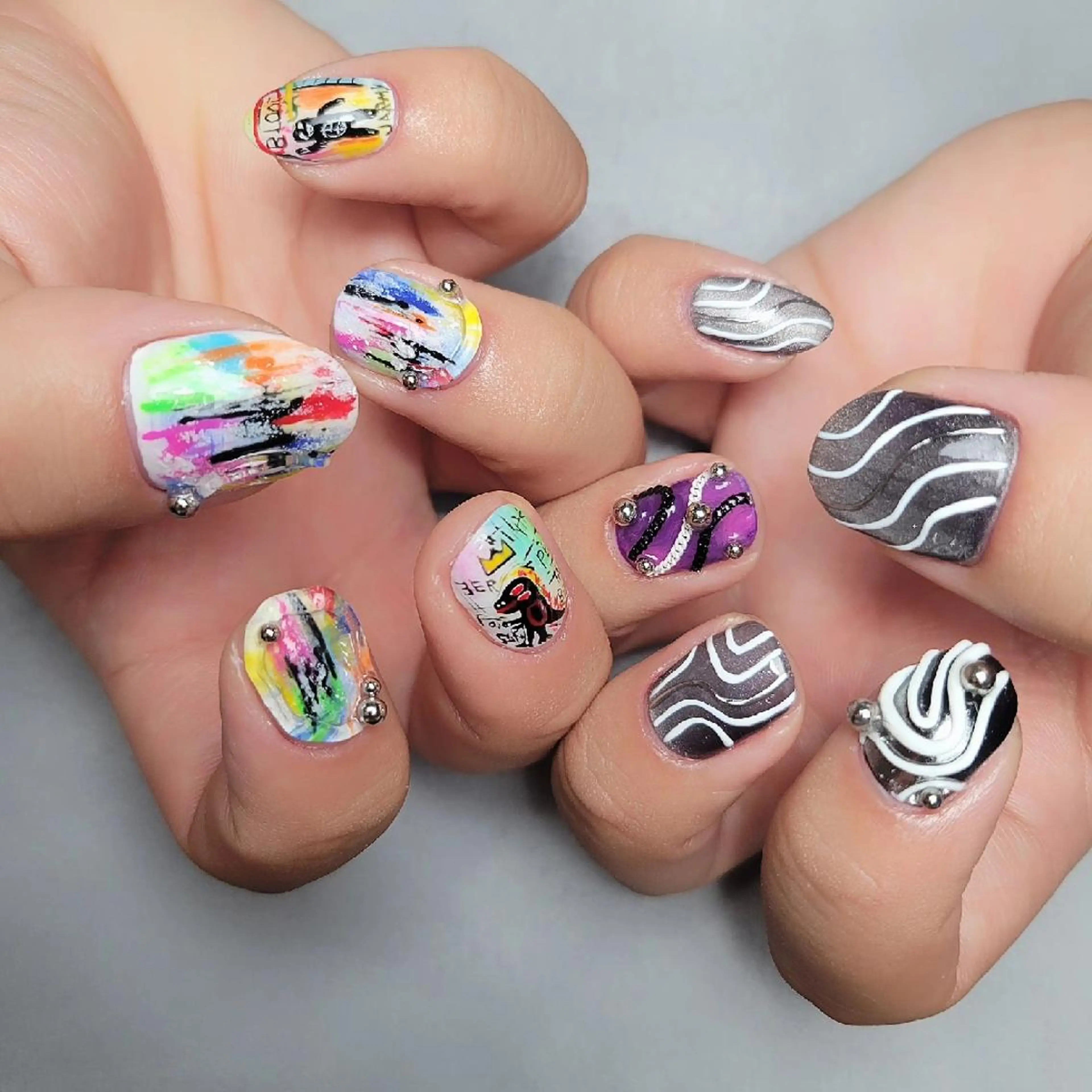 ネイル アートネイル MU5-nail 金山ネイルサロンのネイルデザイン