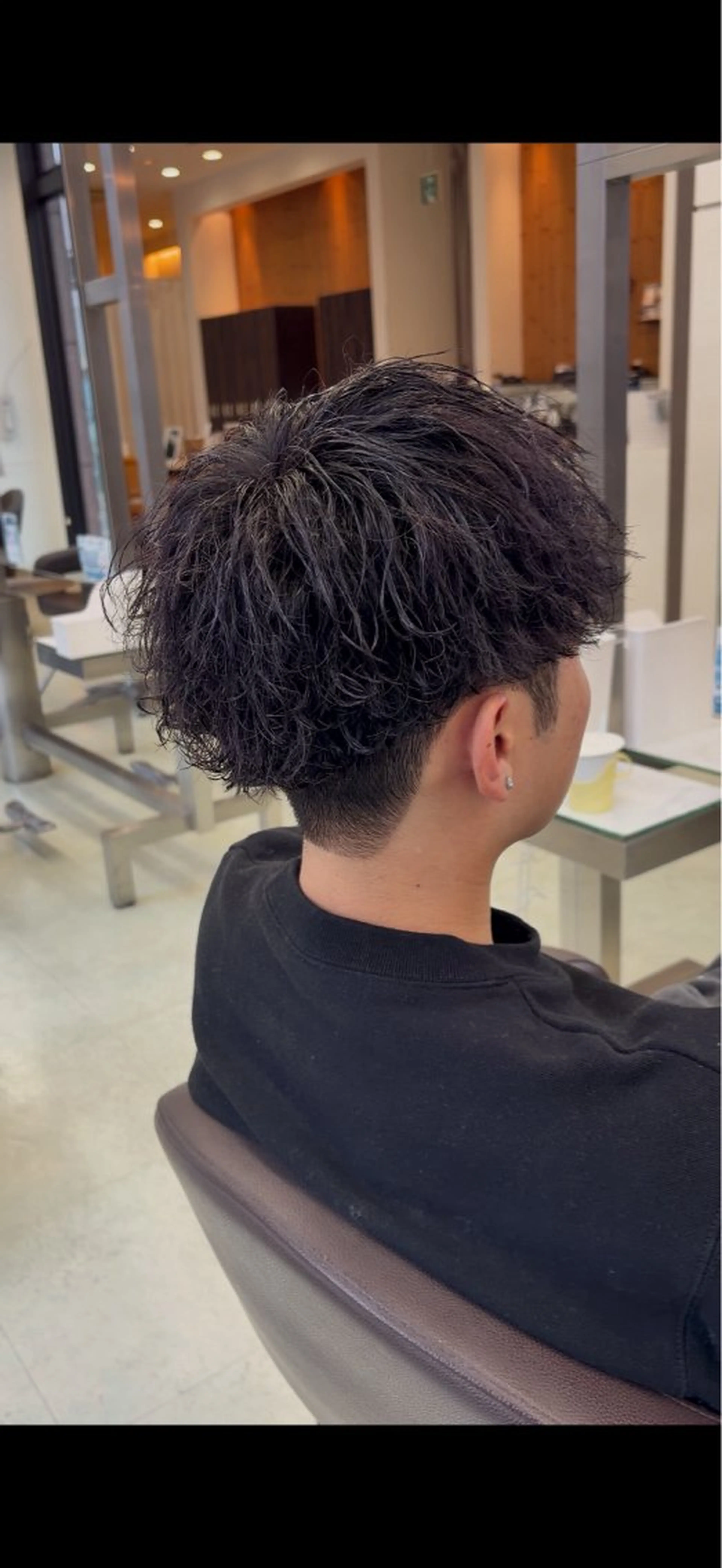 ショート パーマ メンズ 西村 駿希のヘアスタイル