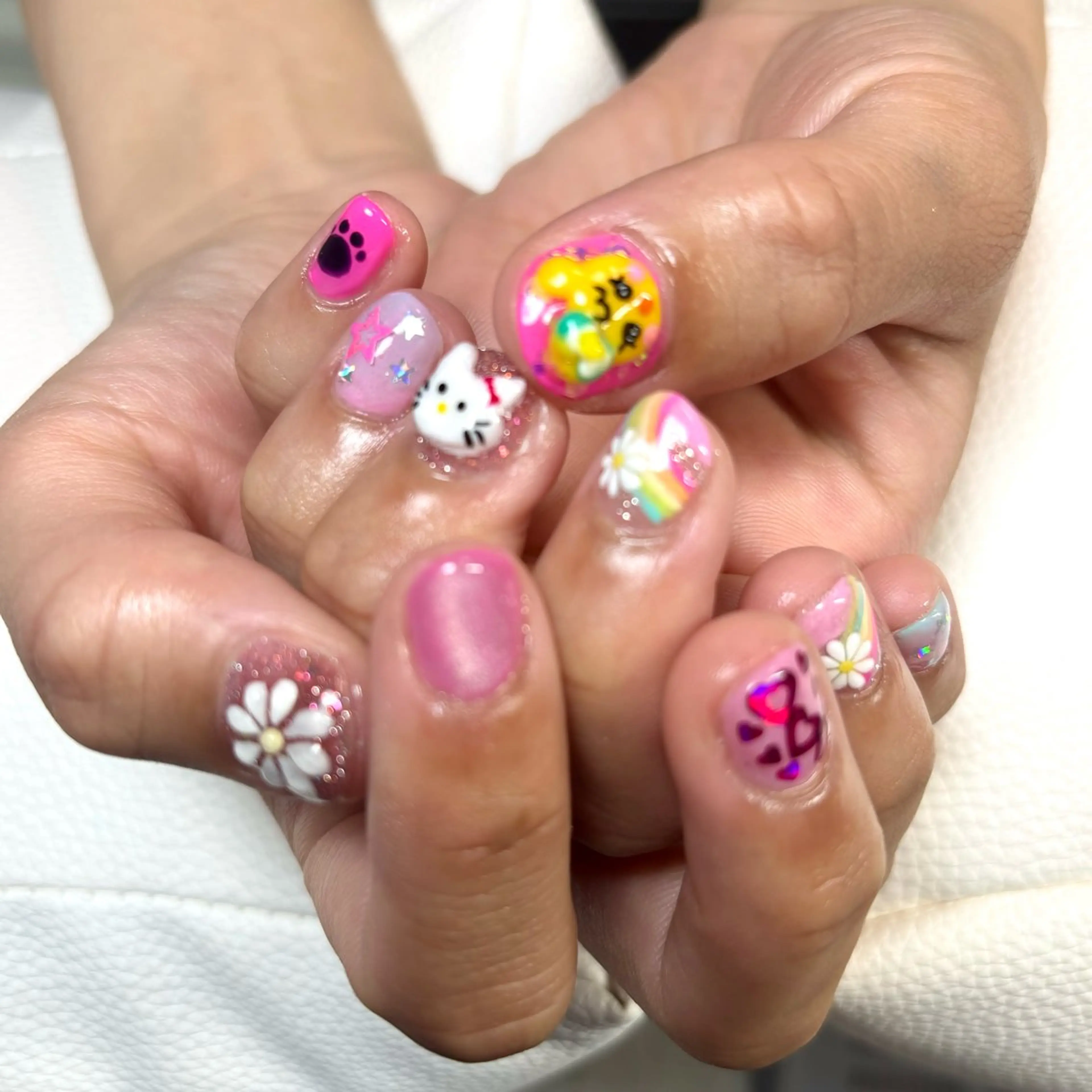 おまかせネイル　オフ有りの写真