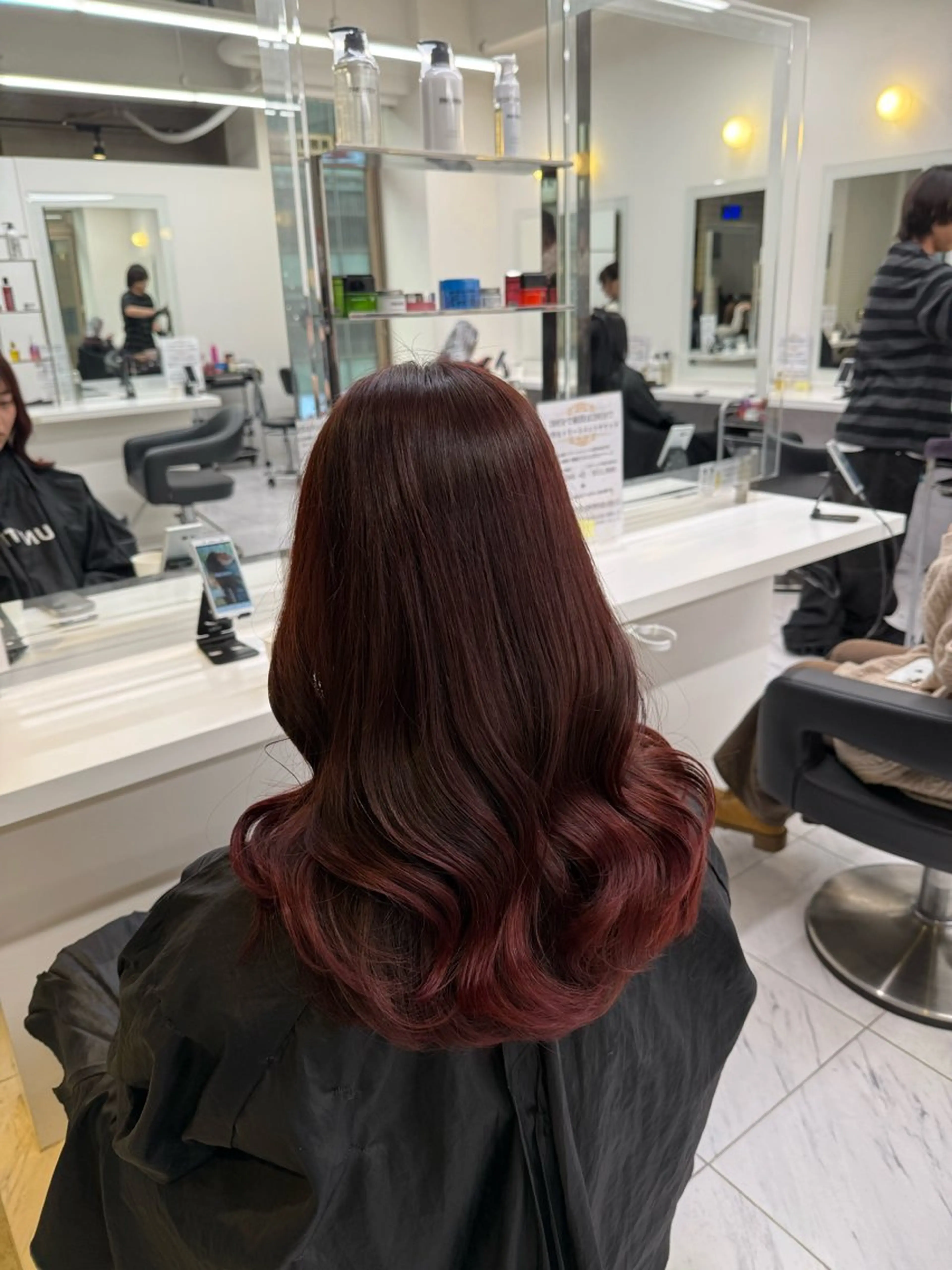 ロング カラー ヘアアレンジ ヘアカラー トリートメント ヘアセット 💗横浜美容室 💗HARUNAのヘアスタイル