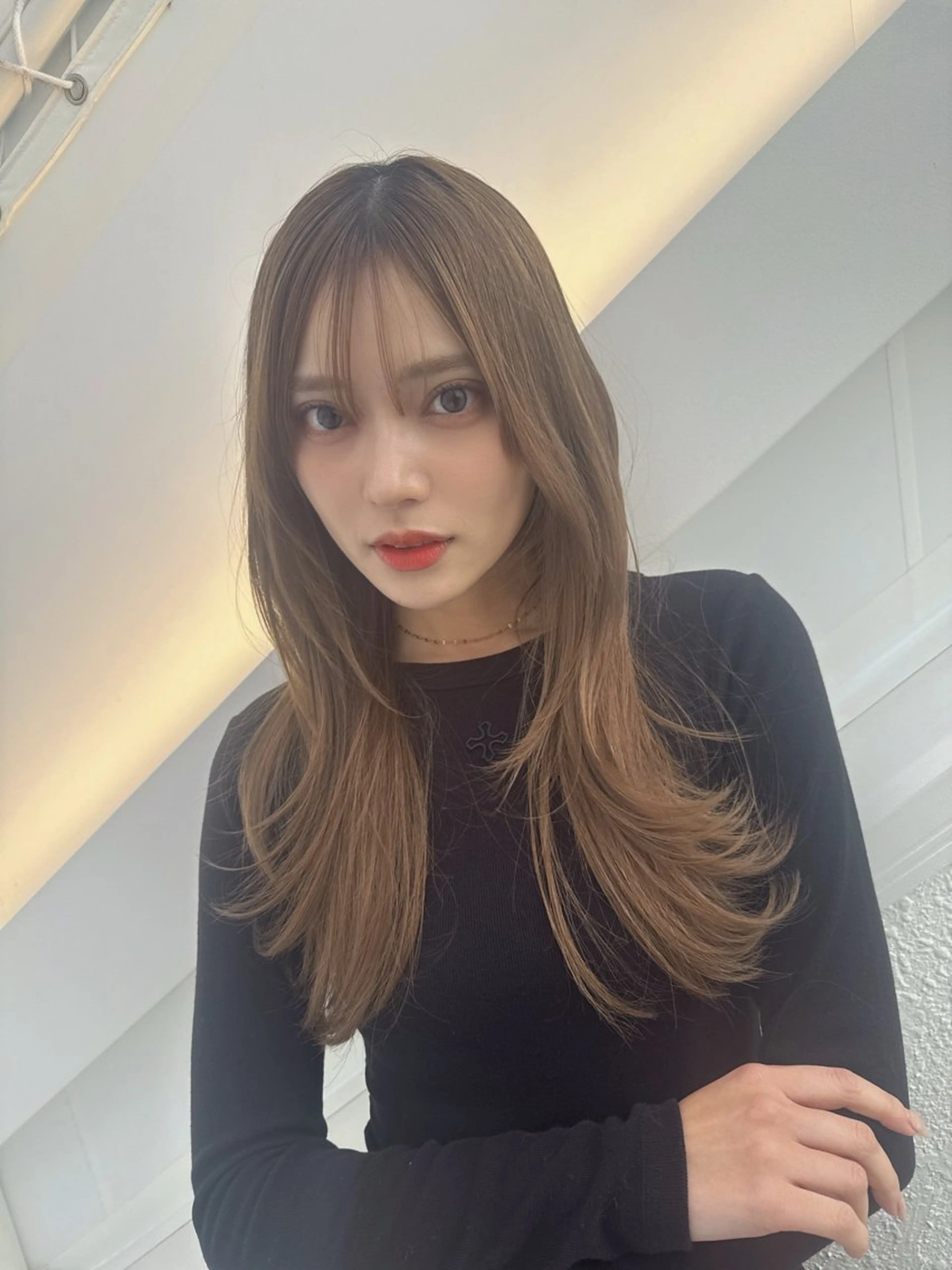 ロング カラー ベージュカラー 透明感カラー レイヤーカット カット ヘアカラー トリートメント 💎透明感カラー特化 💎TAISEIのヘアスタイル