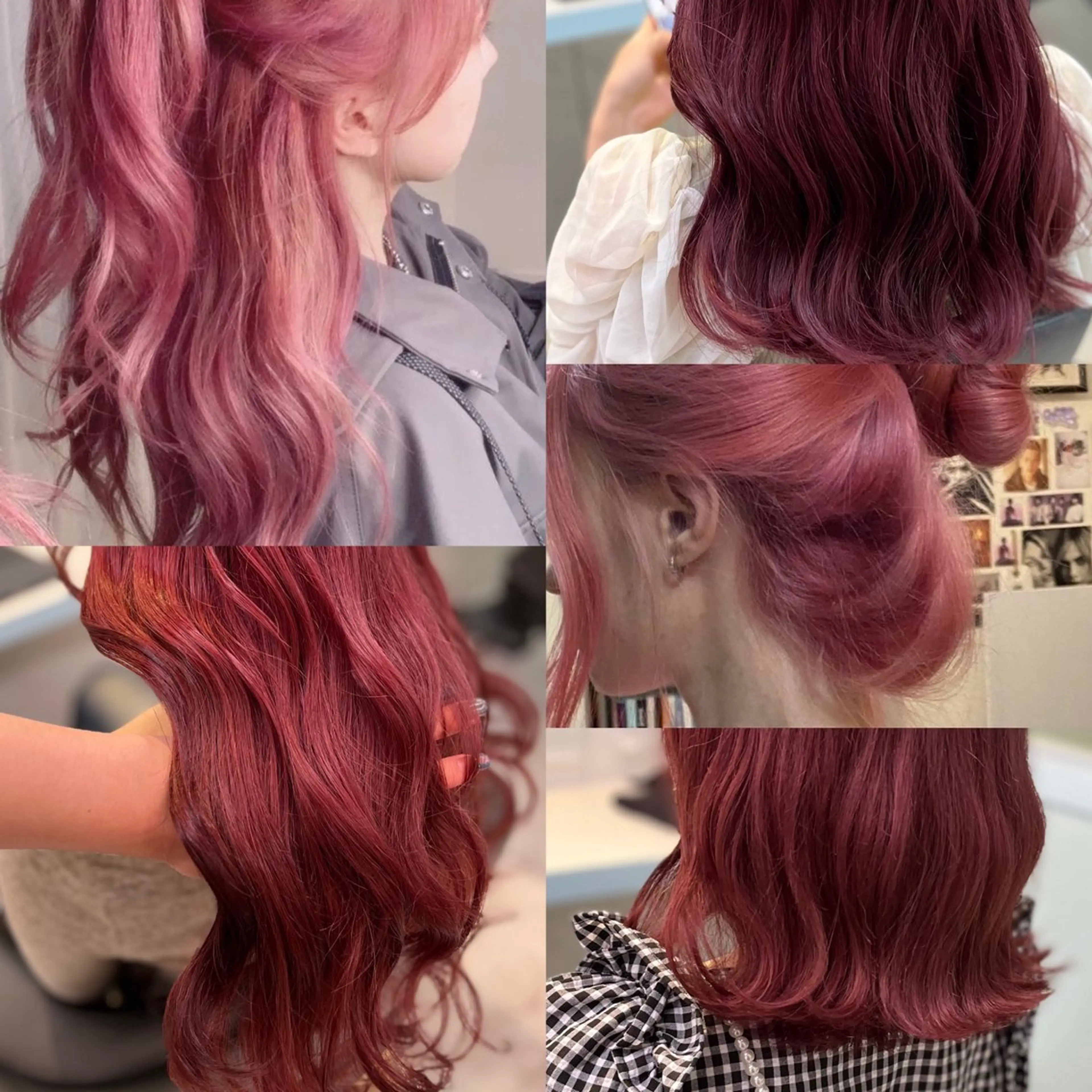 セミロング カラー ヘアアレンジ 愛されカラー🩷 はるなのヘアスタイル