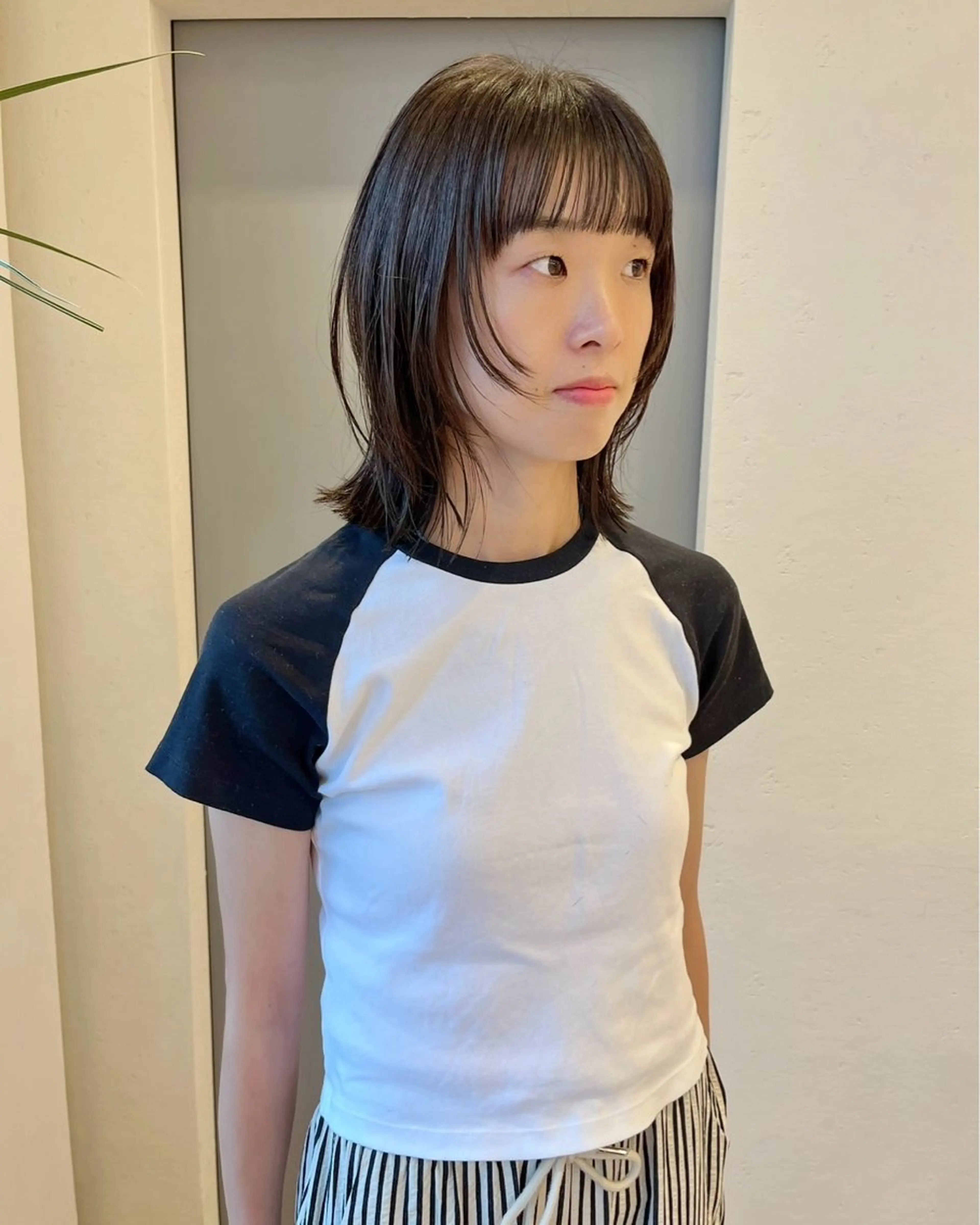 ミディアム 吉原 由菜のヘアスタイル