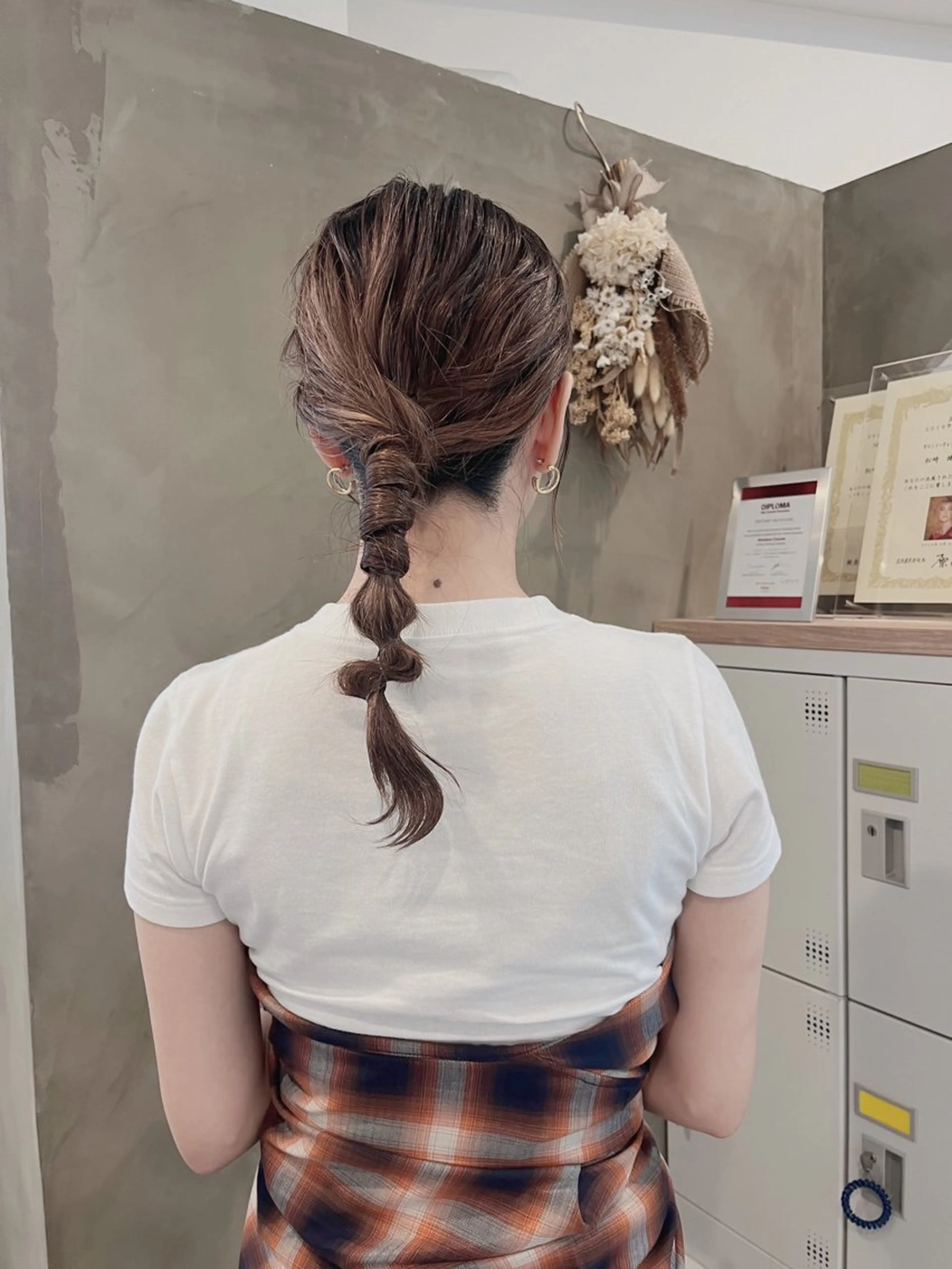 ロング ヘアアレンジ 東村 桃花のヘアスタイル