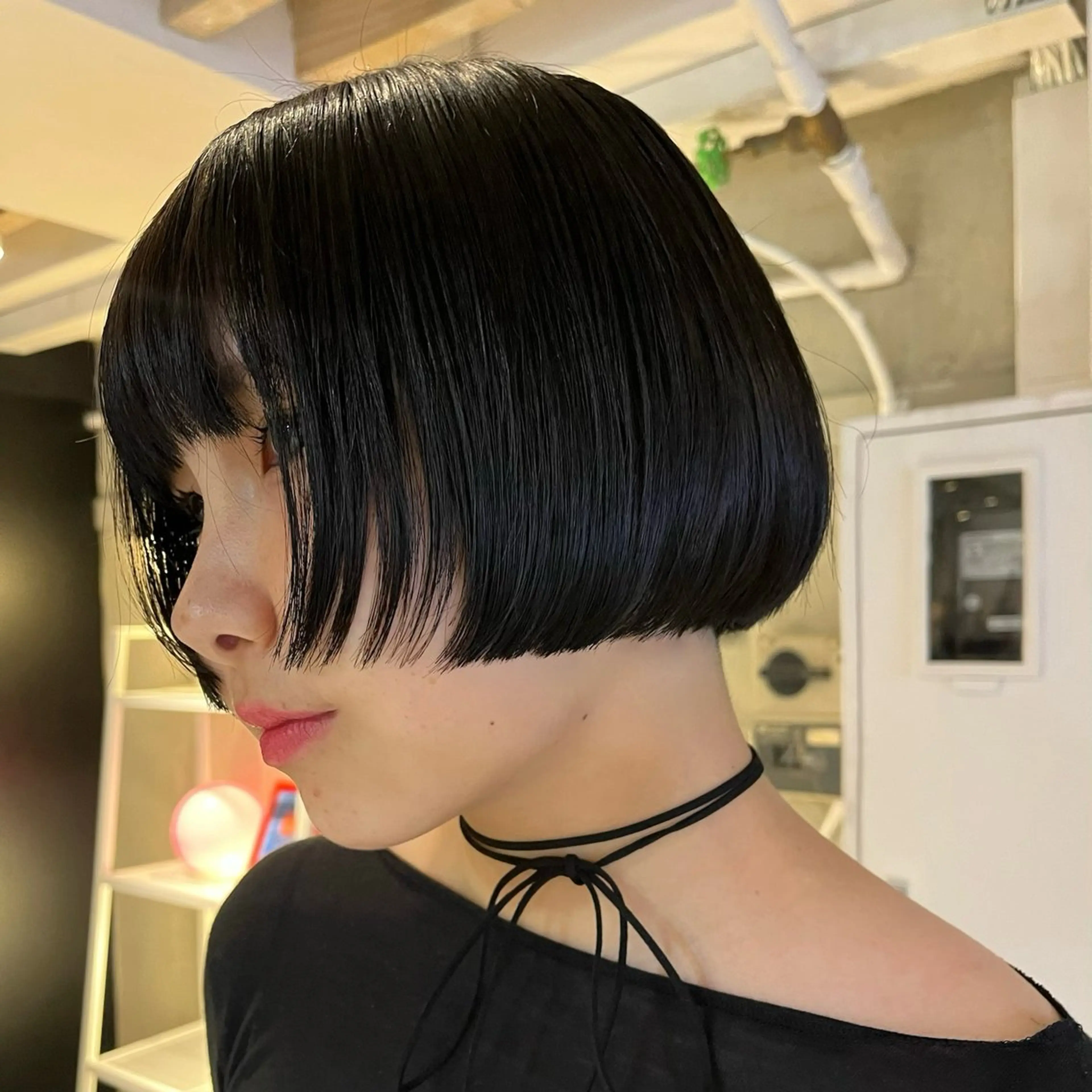 ショート カラー カット ヘアカラー トリートメント ボブハイトーン🦖 デザインMAMIのヘアスタイル