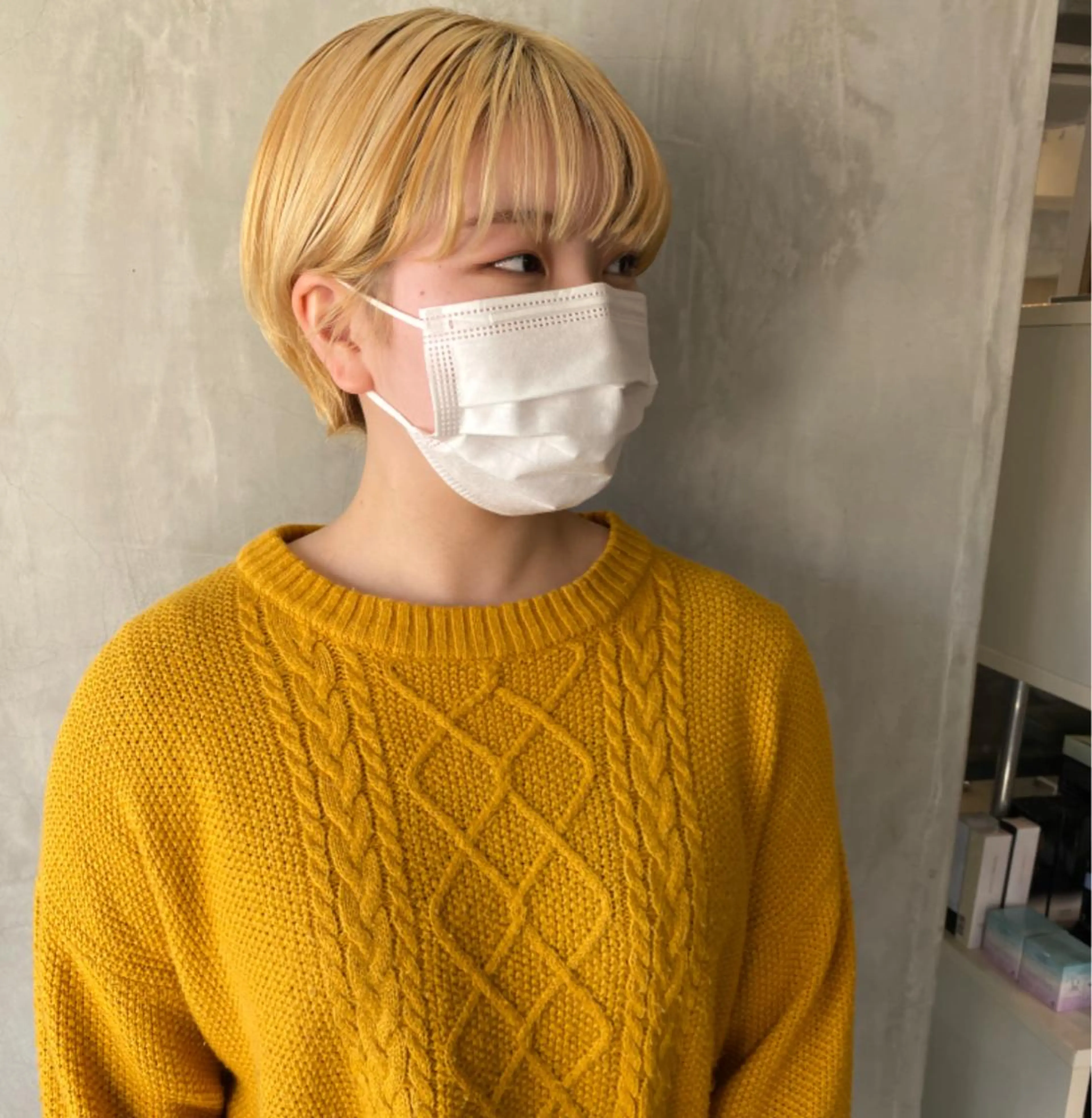ショート カラー ヘアアレンジ stylist/蛯谷 珠里のヘアスタイル