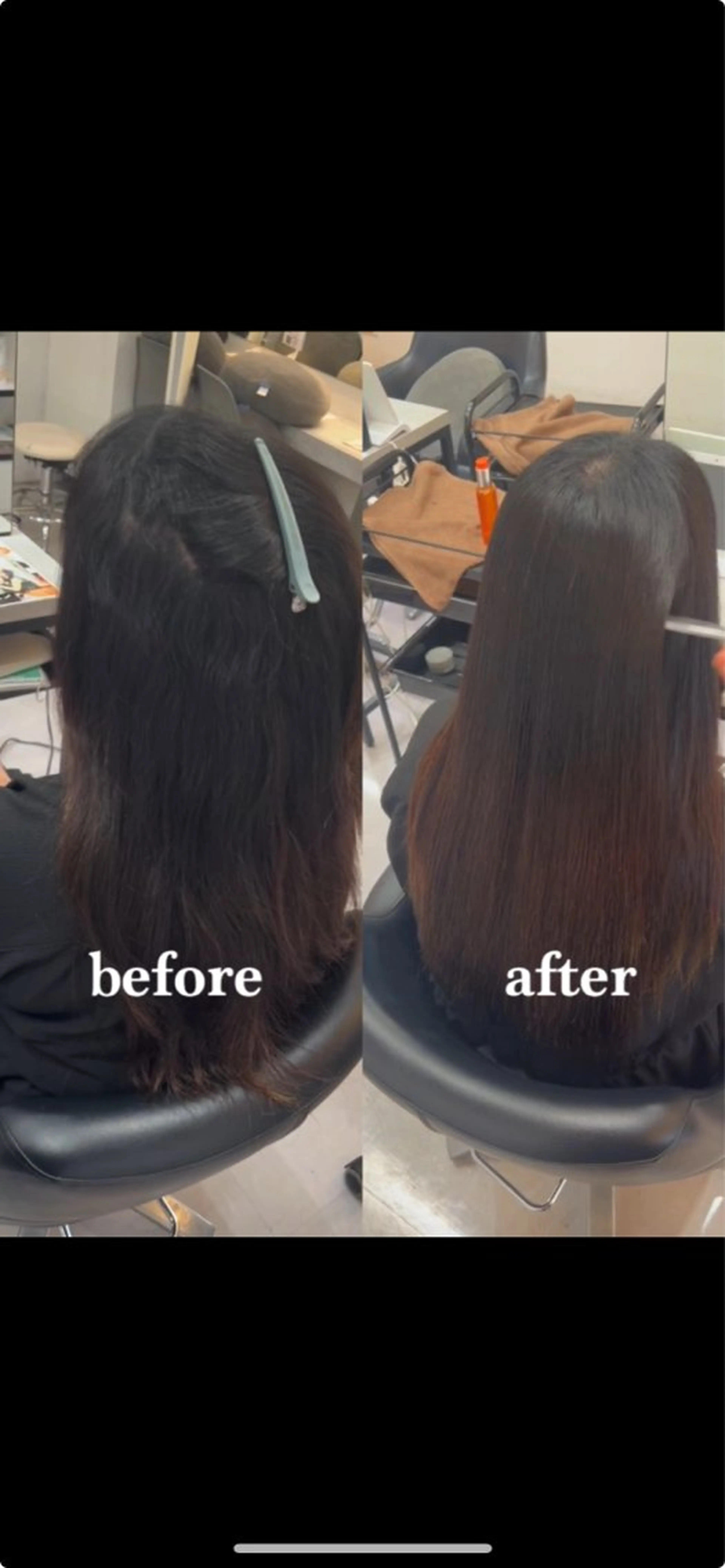 ミディアム カット 縮毛矯正 縮毛矯正✨️レイヤー クボタリョウのヘアスタイル