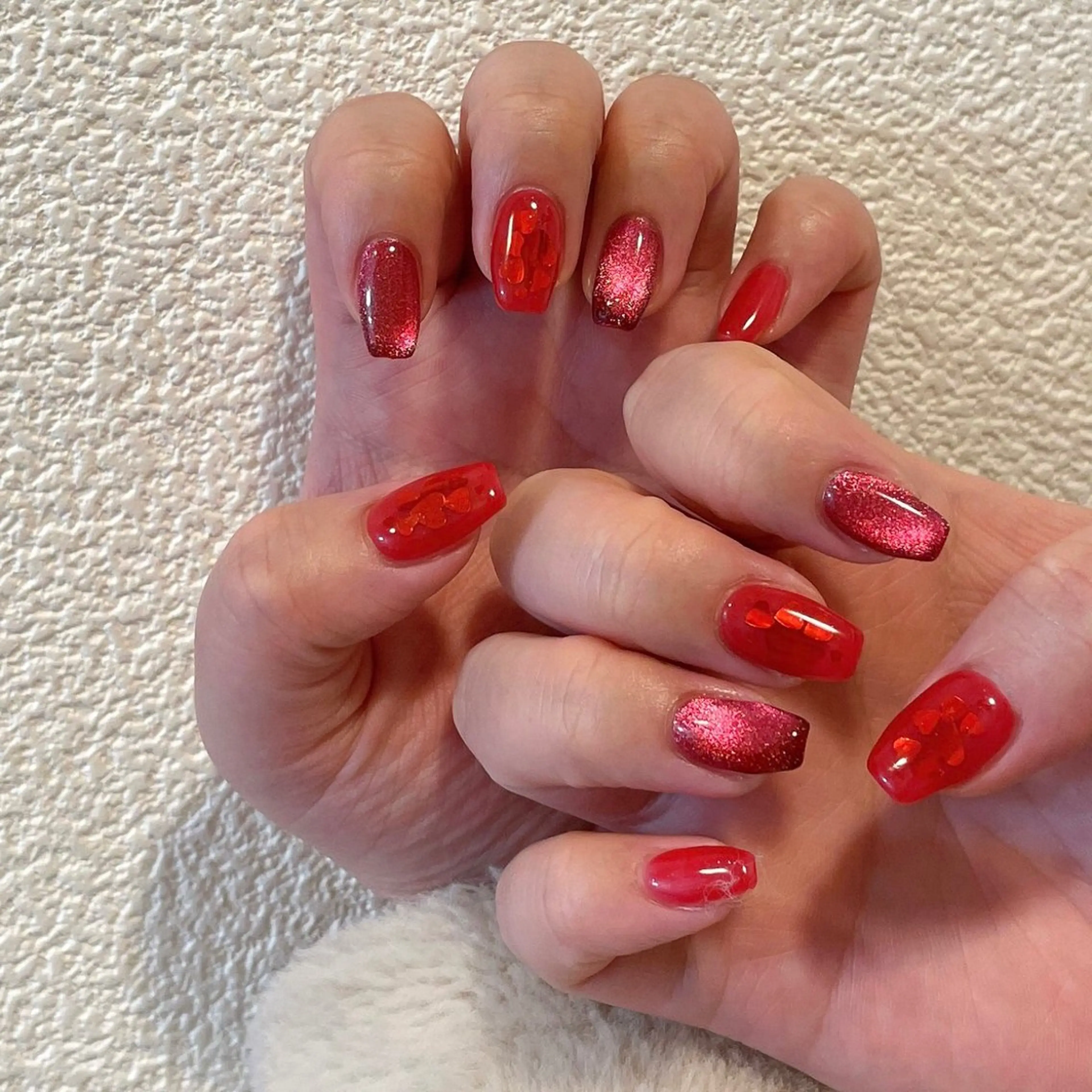 ネイル オーロラネイル フットネイル フレンチネイル ジェルネイル 韓国ネイル Mogu nail 二子玉川のネイルデザイン