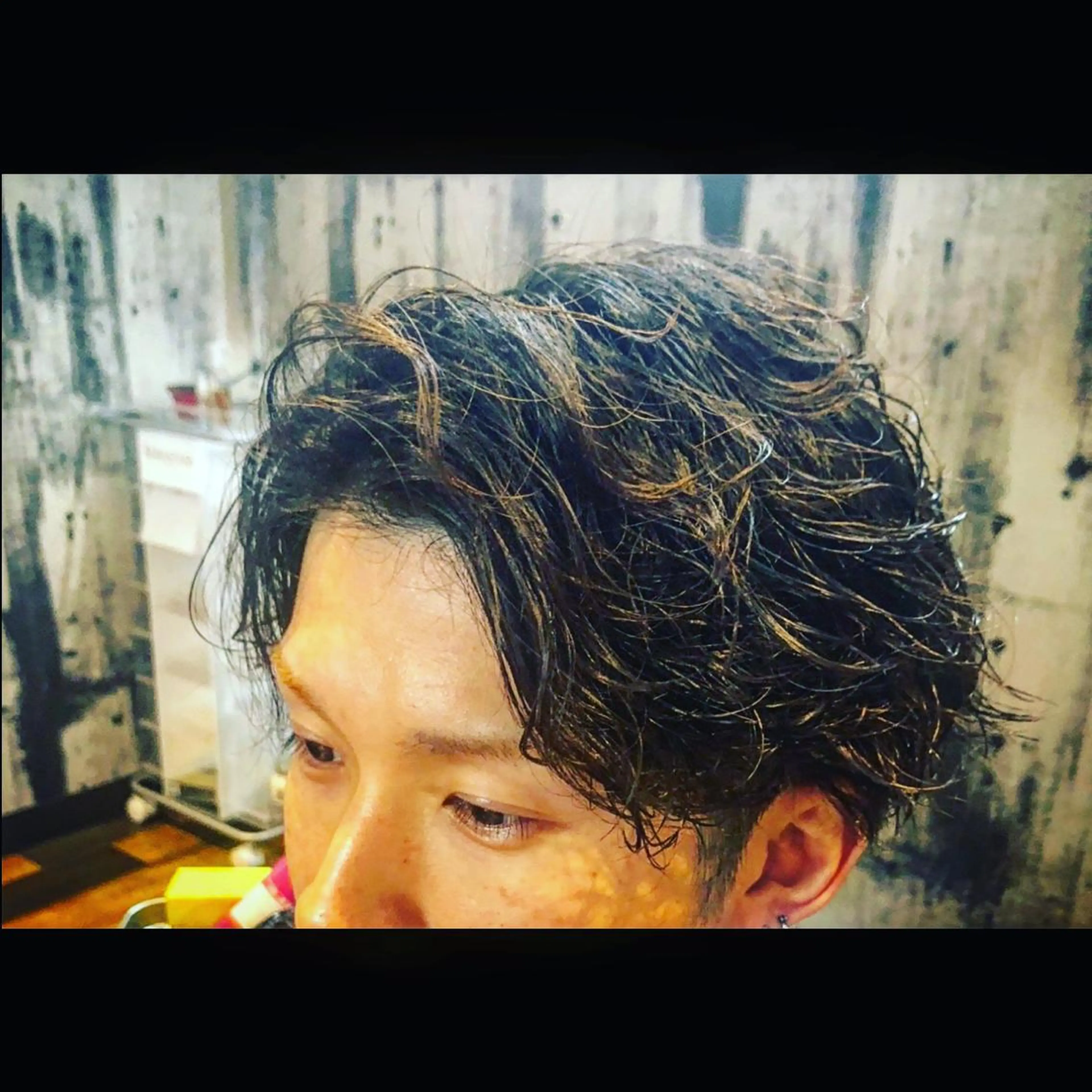ミディアム メンズ カット 💈大人の渋髪💈 店長　大橋侑弥のヘアスタイル