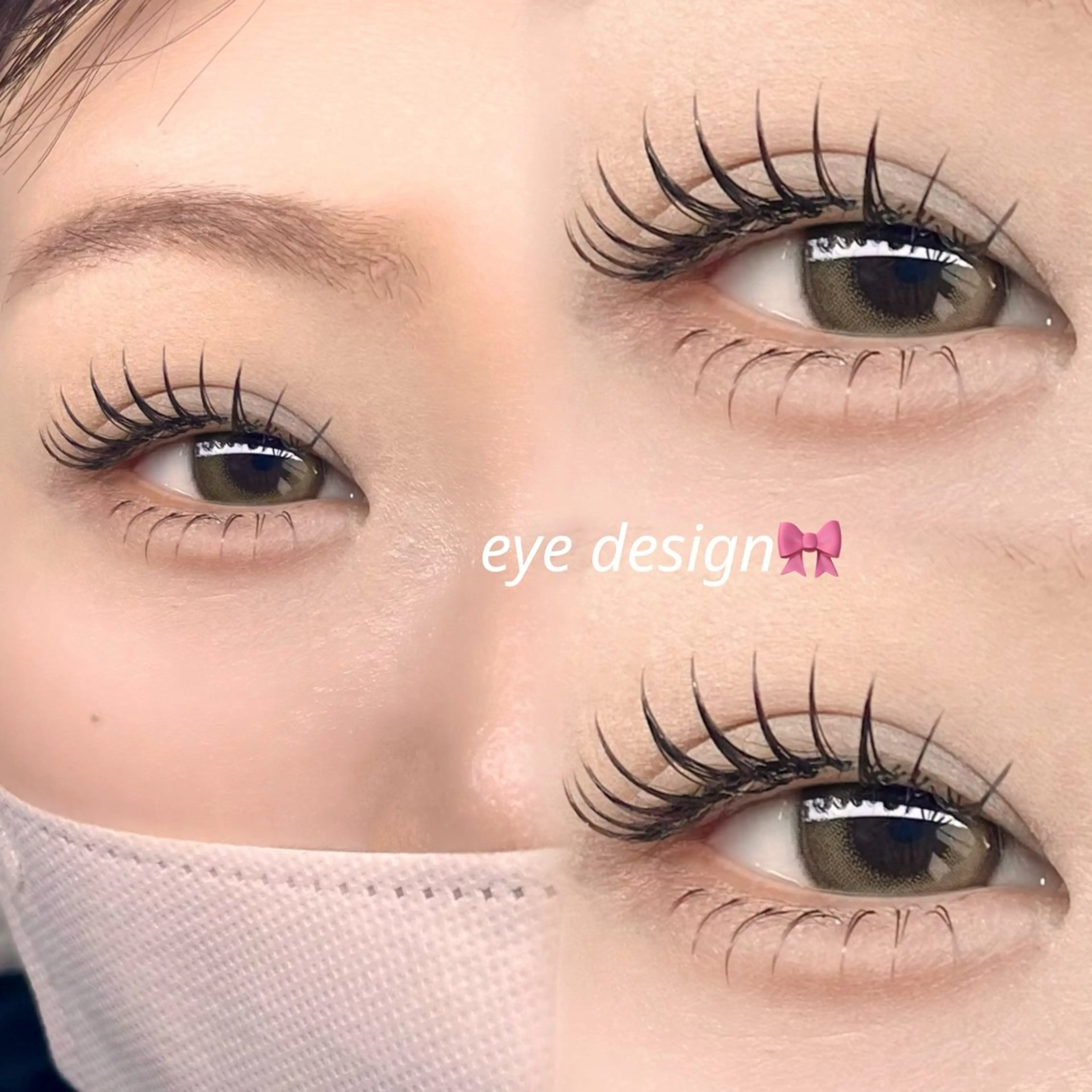 ＼ エクステで盛りたい派はこっち🎀 ／ フラットラッシュ100本 60分の写真