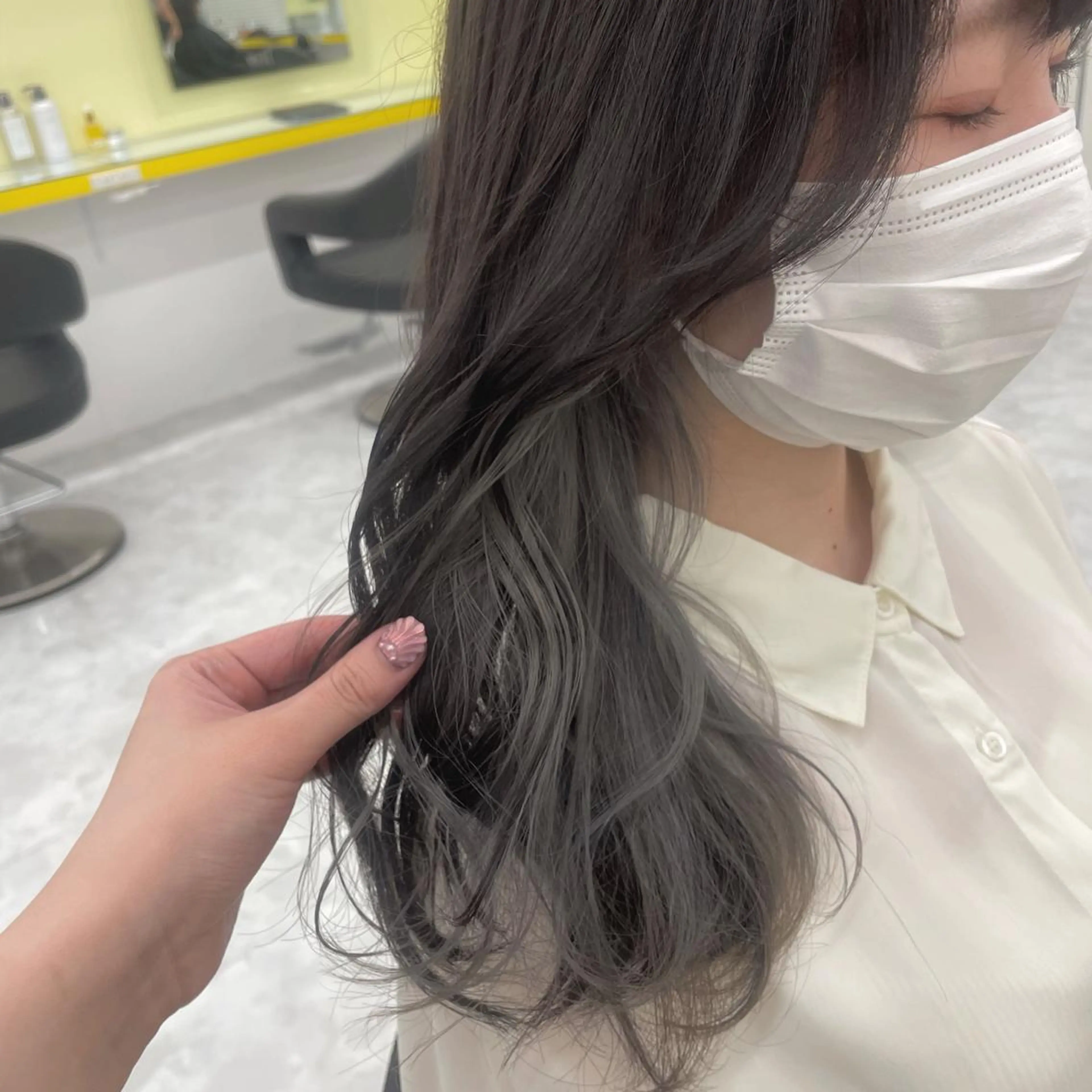 セミロング 🤍韓国トレンド ヘア🤍miku🤍のヘアスタイル