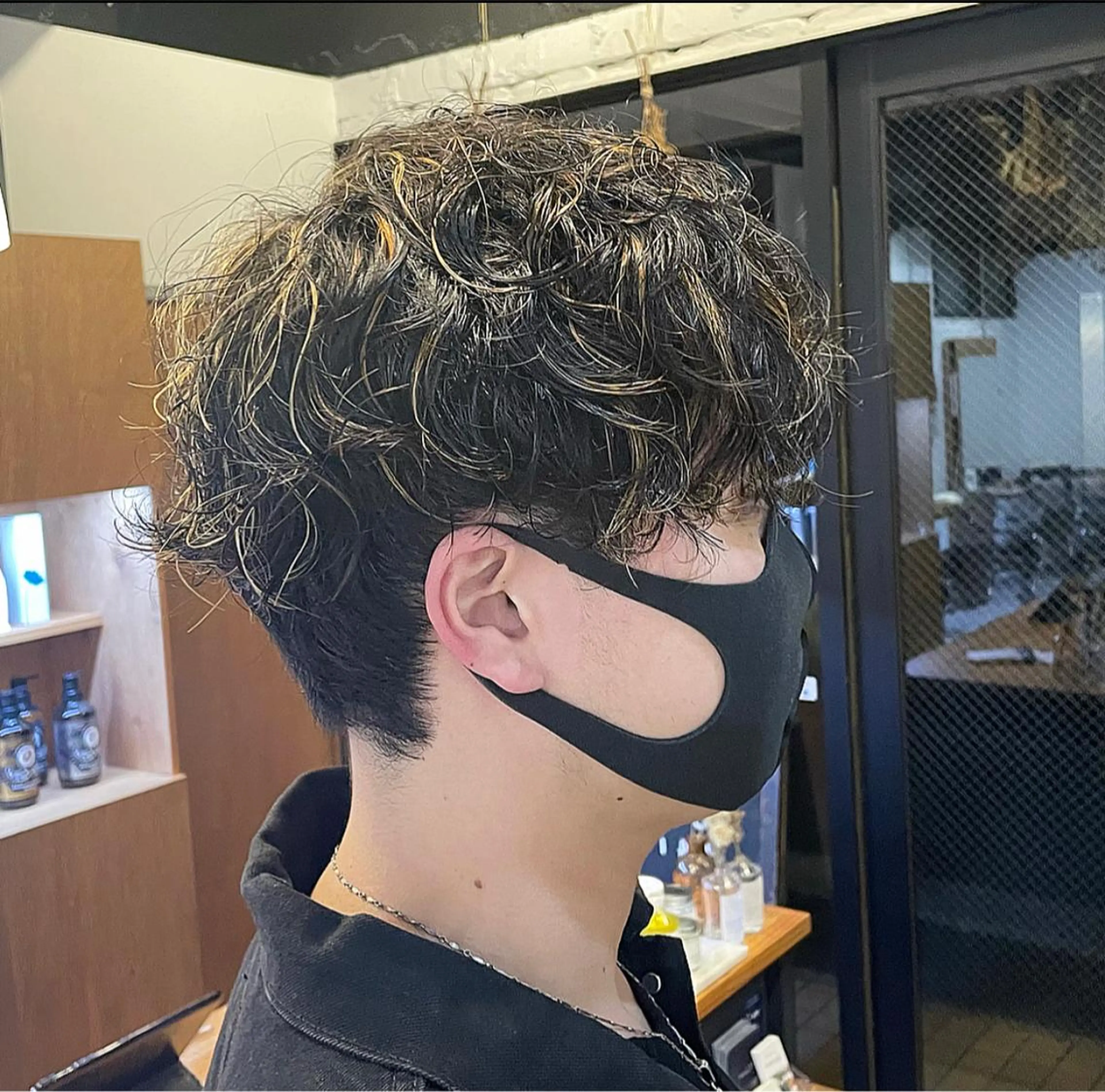 ショート パーマ メンズ ニコ流所属・深愛 /miaのマツエク・マツパデザイン