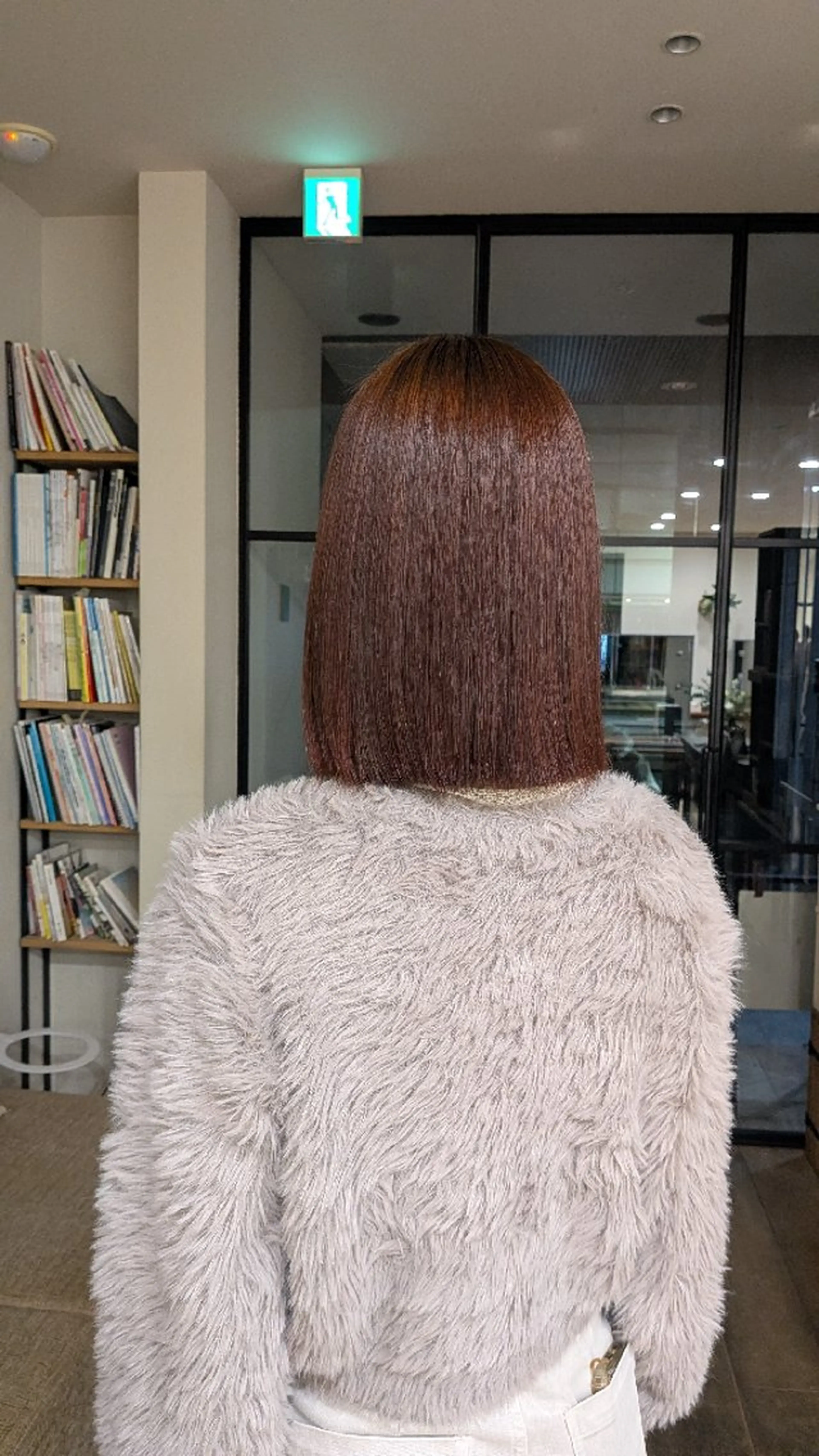 ミディアム 縮毛矯正 トリートメント 縮毛矯正 closet新宿🌟 青木力のヘアスタイル