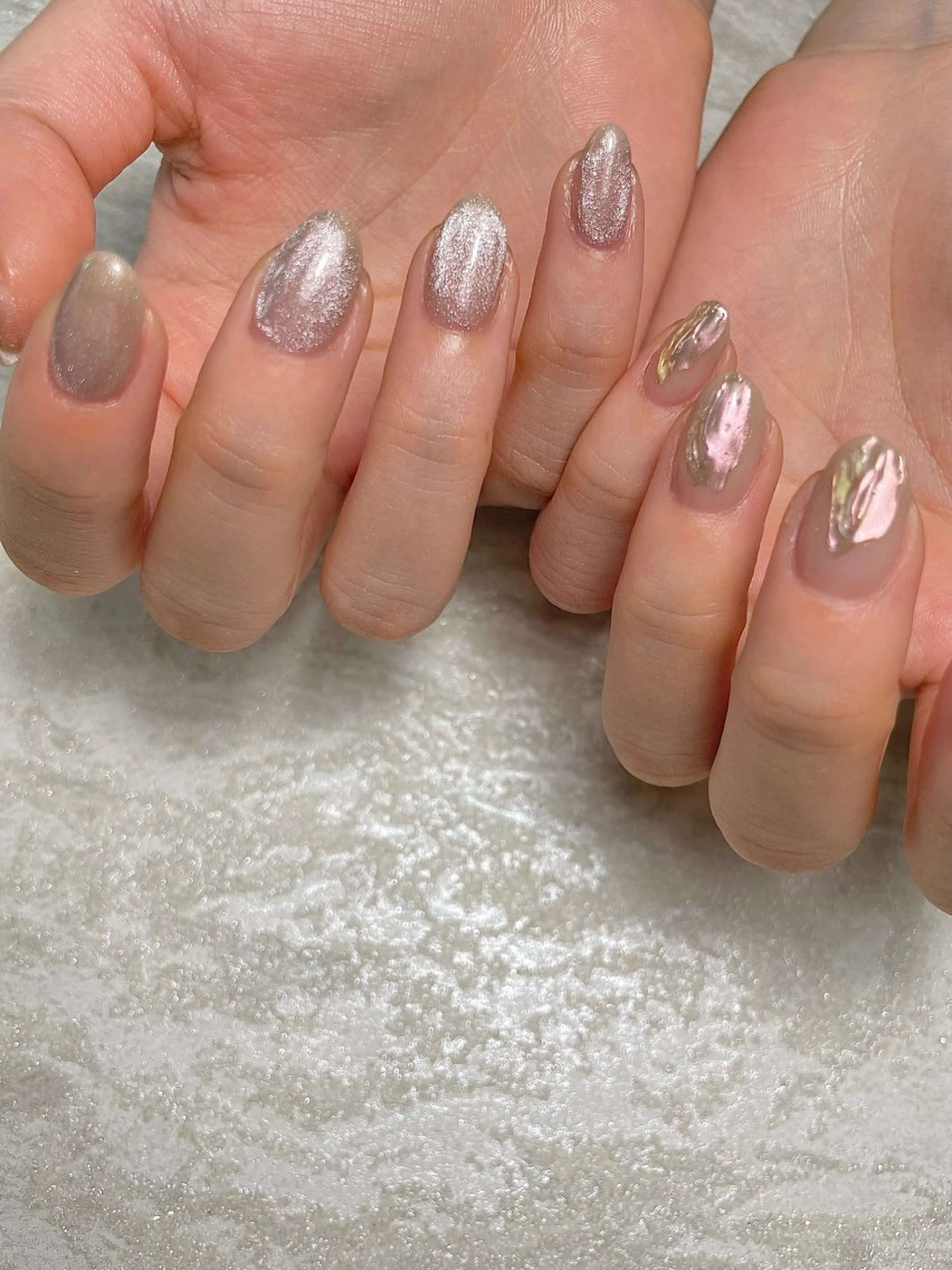 ネイル マグネットネイル ニュアンスネイル Colorer'me クロレミーのネイルデザイン