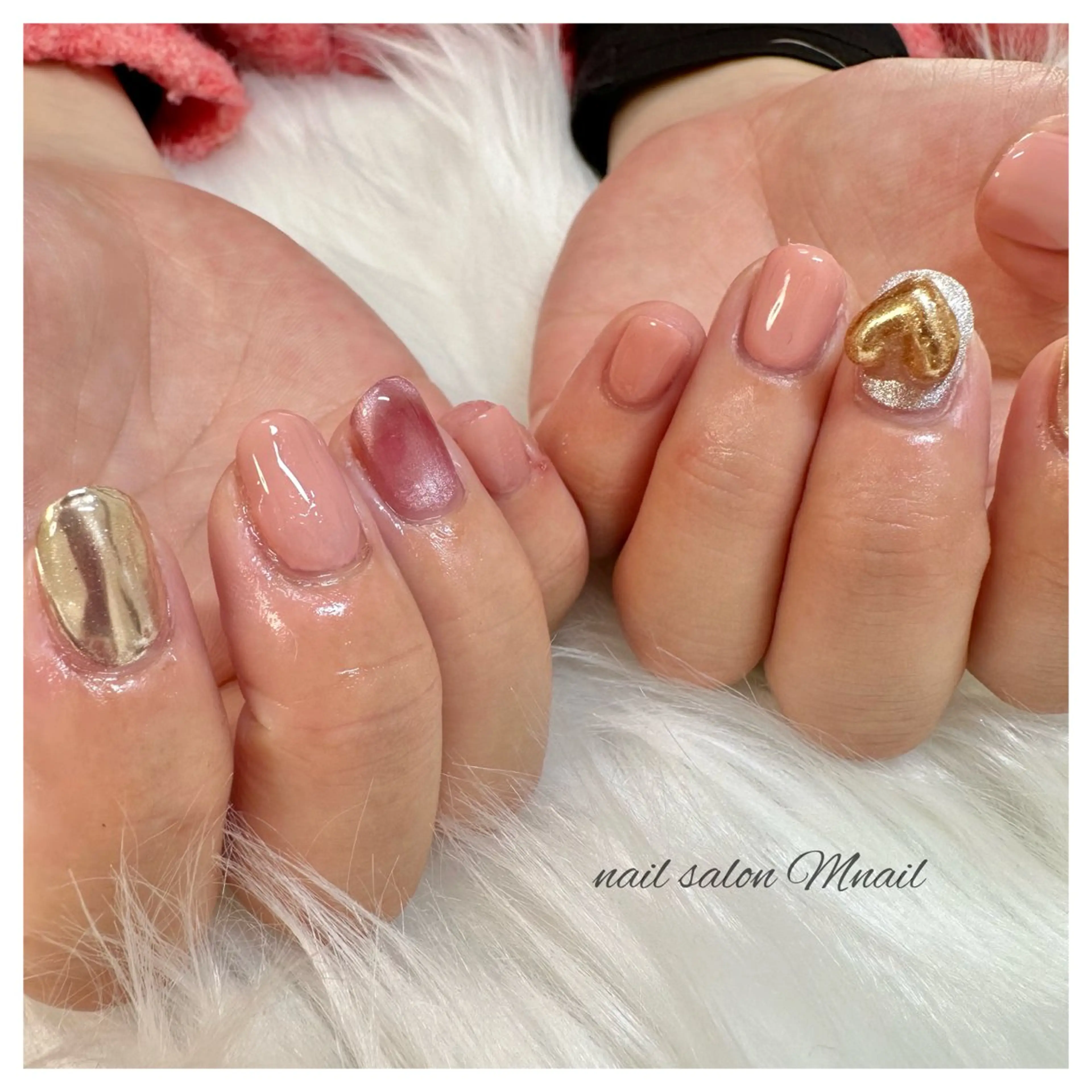 ネイル アートネイル ジェルネイル 持ち込み ワンホンネイル Mnail ちひろのネイルデザイン