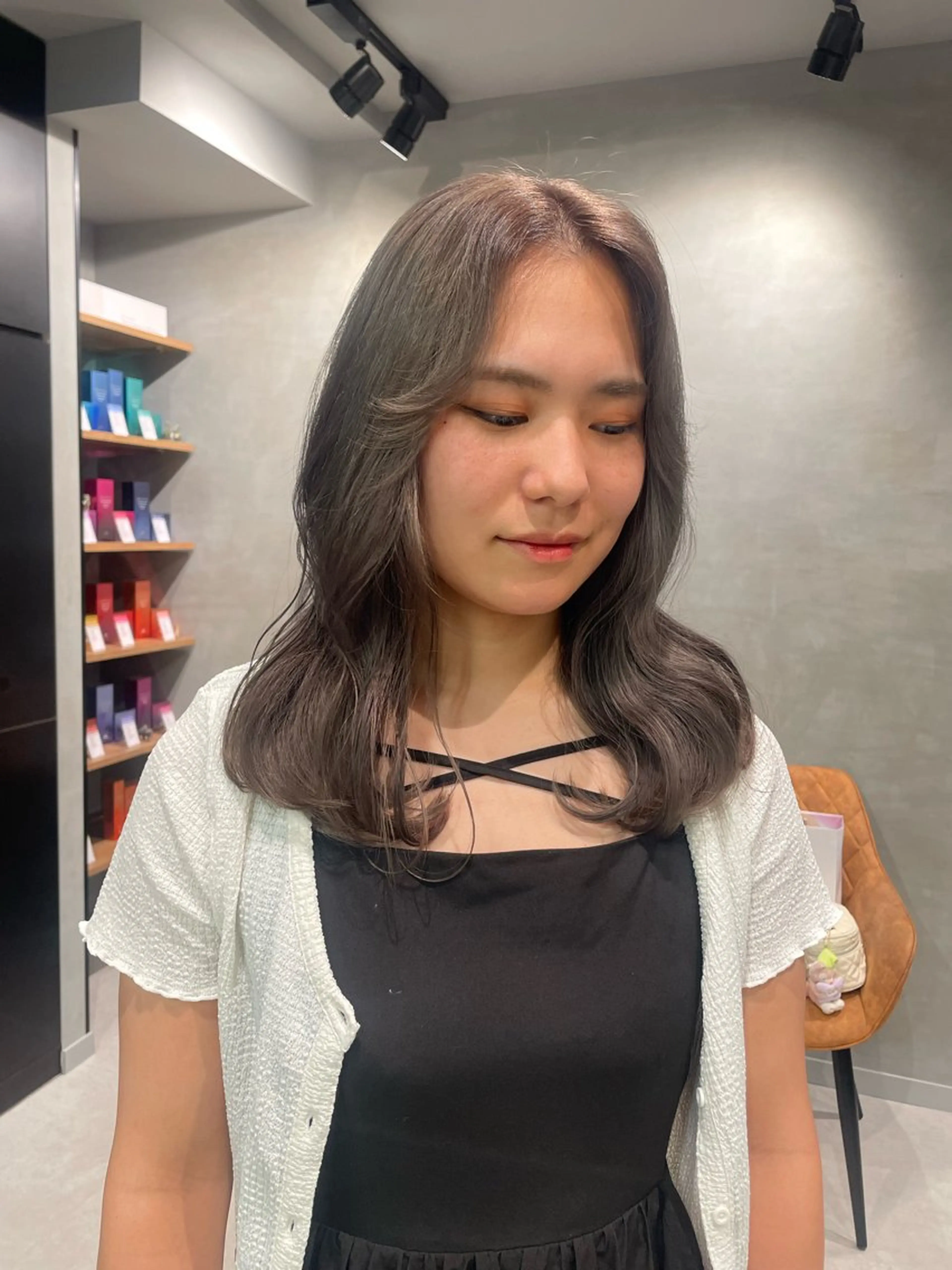 ロング カラー カット ヘアカラー ヘッドスパ ヘアセット 暖色レイヤー 🥀REIRIのヘアスタイル