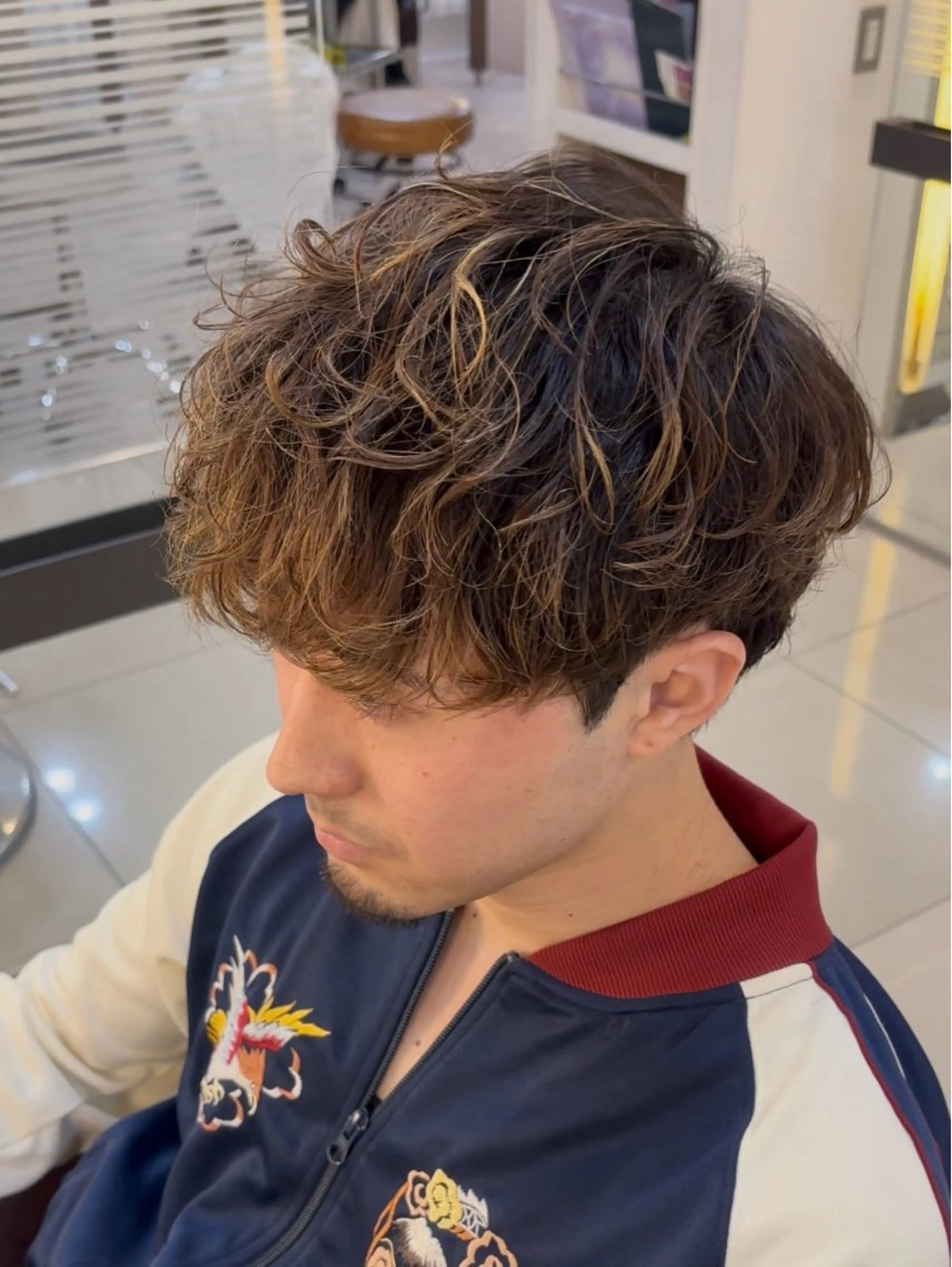 パーマ メンズ カット パーマ アキモト マサキ/ パーマ人気NO1のヘアスタイル