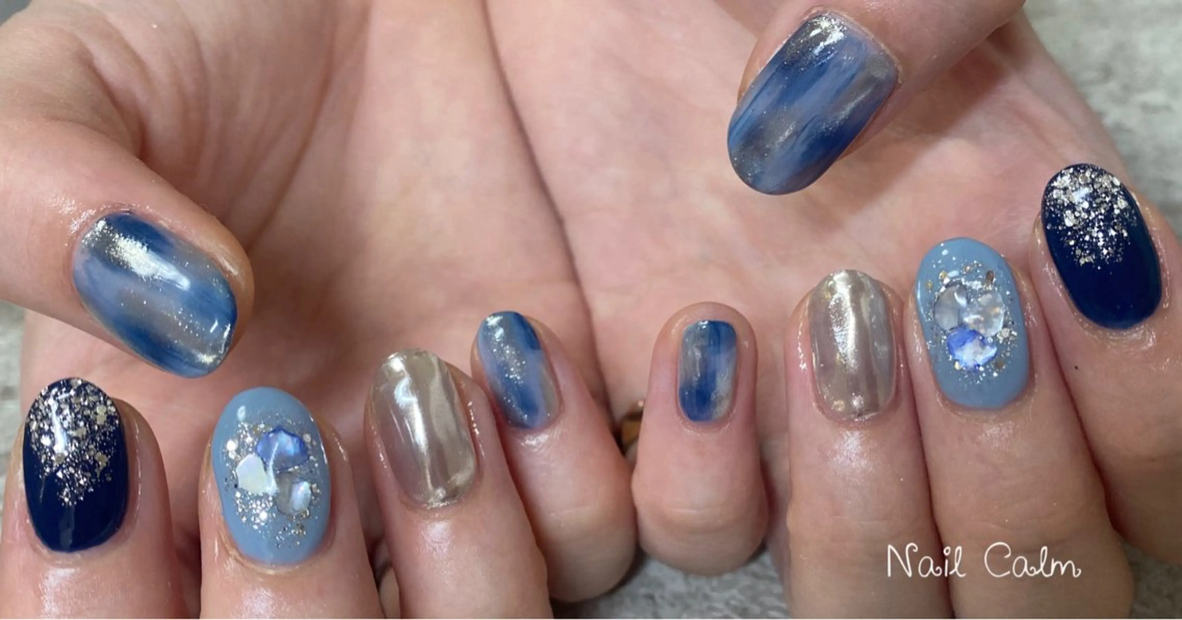 ネイル アートネイル ハンドネイル Nail Calm所属・プライベートサロン Calmのネイルデザイン