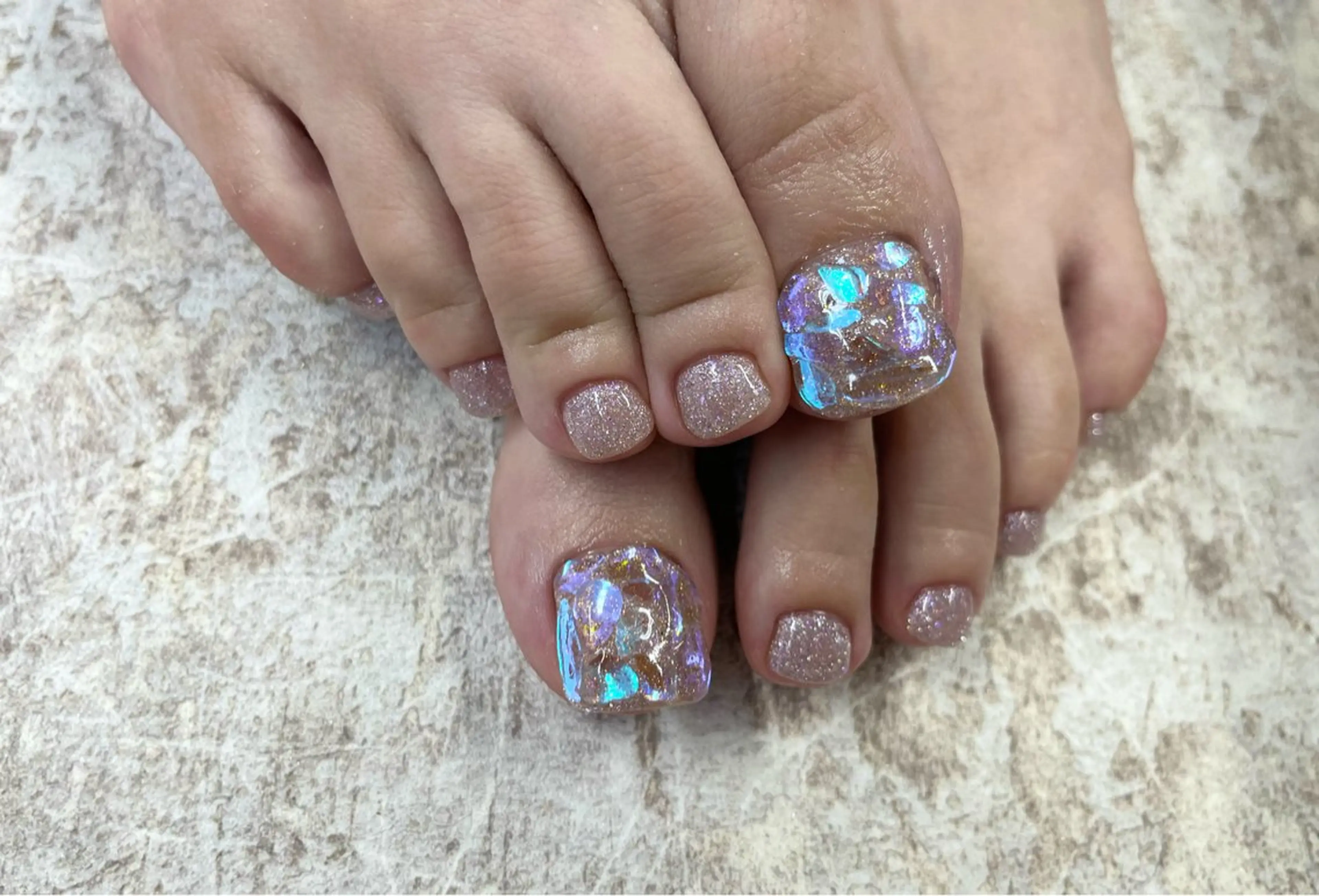 ネイル ストーンネイル フットネイル Basic町田本店 Suzunaのネイルデザイン