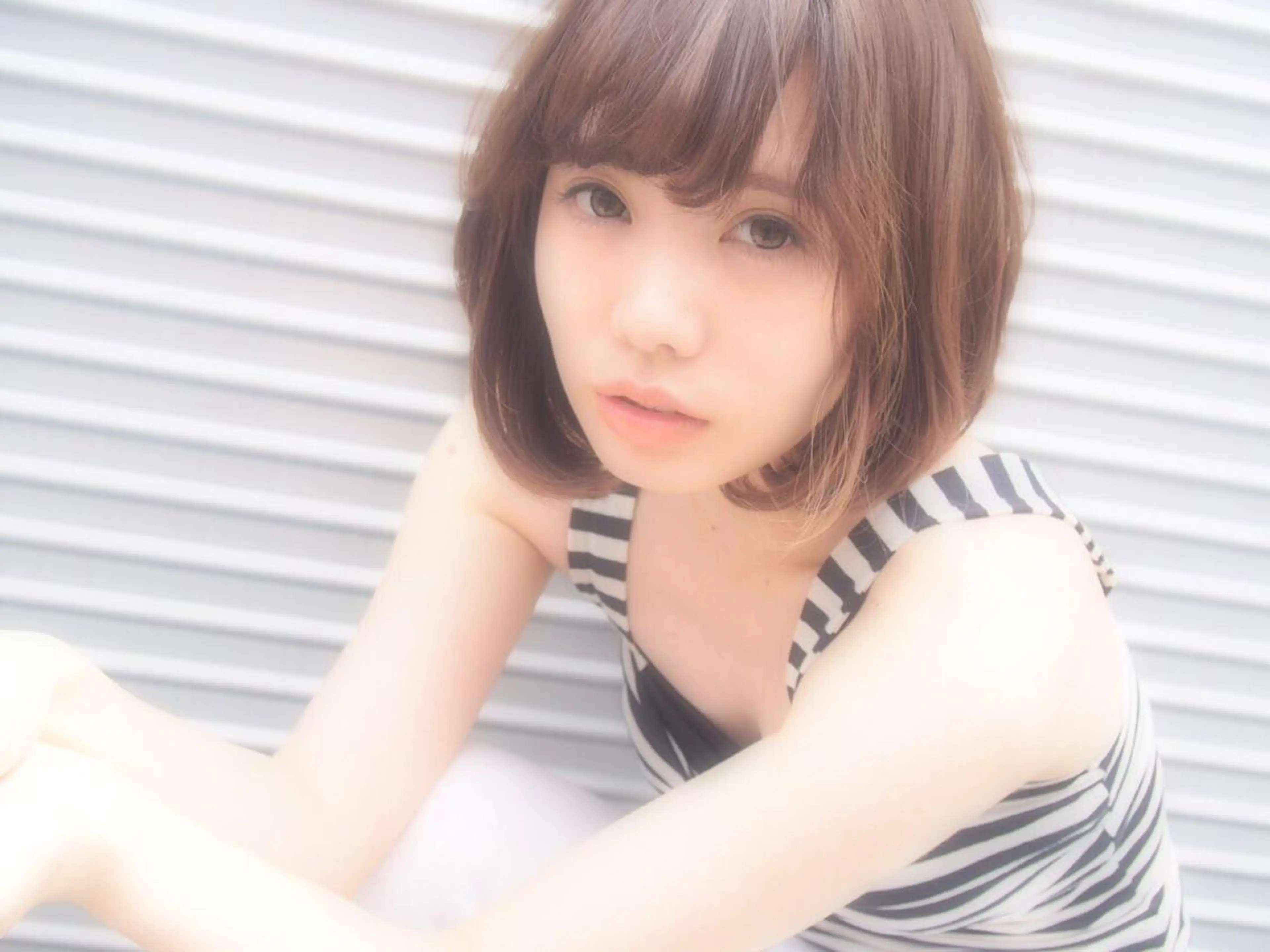 ショート ミディアム セミロング ロング カラー パーマ ヘアアレンジ メンズ キッズ ネイル マツエク・マツパ メンズハイライト ハイライトカラー ボブ ハイライト 韓国風×透明感カラー 髪質改善オタベシンヤのヘアスタイル