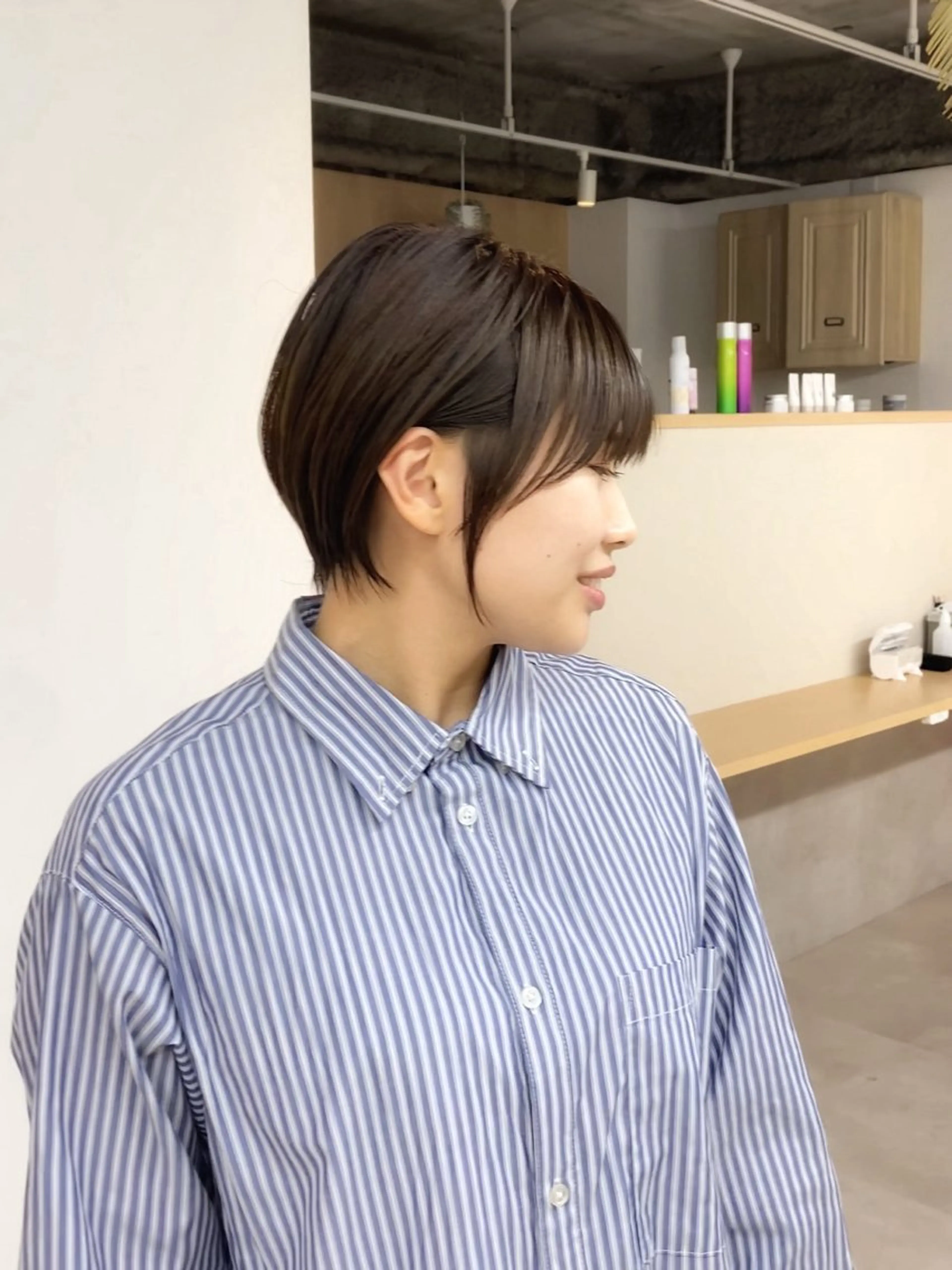 ショート カラー ショートボブ ボブ ショートヘア カット ヘアカラー パーマ トリートメント 当日予約🆗ショート /ハイライト/松本のヘアスタイル