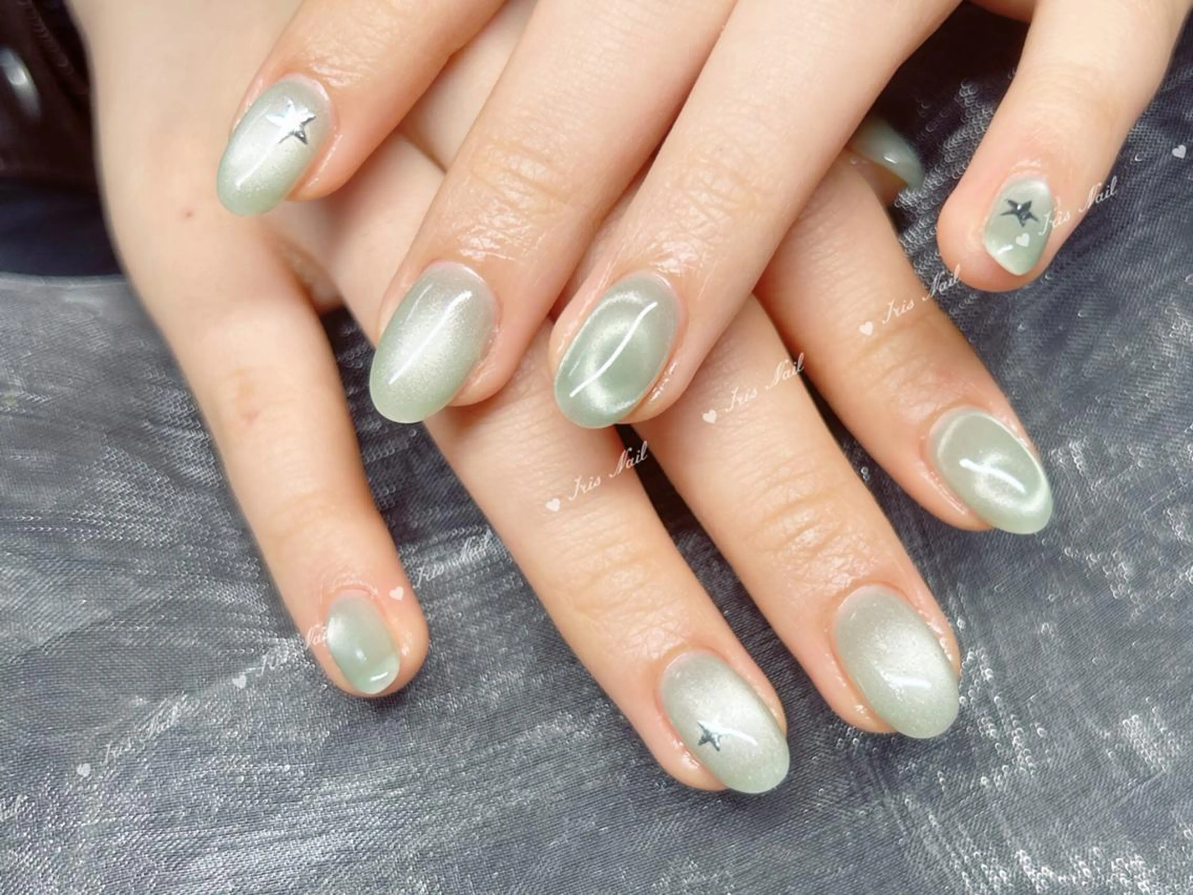 ネイル マグネットネイル ハンドネイル ハンドケア IRIS NAIL大塚のネイルデザイン