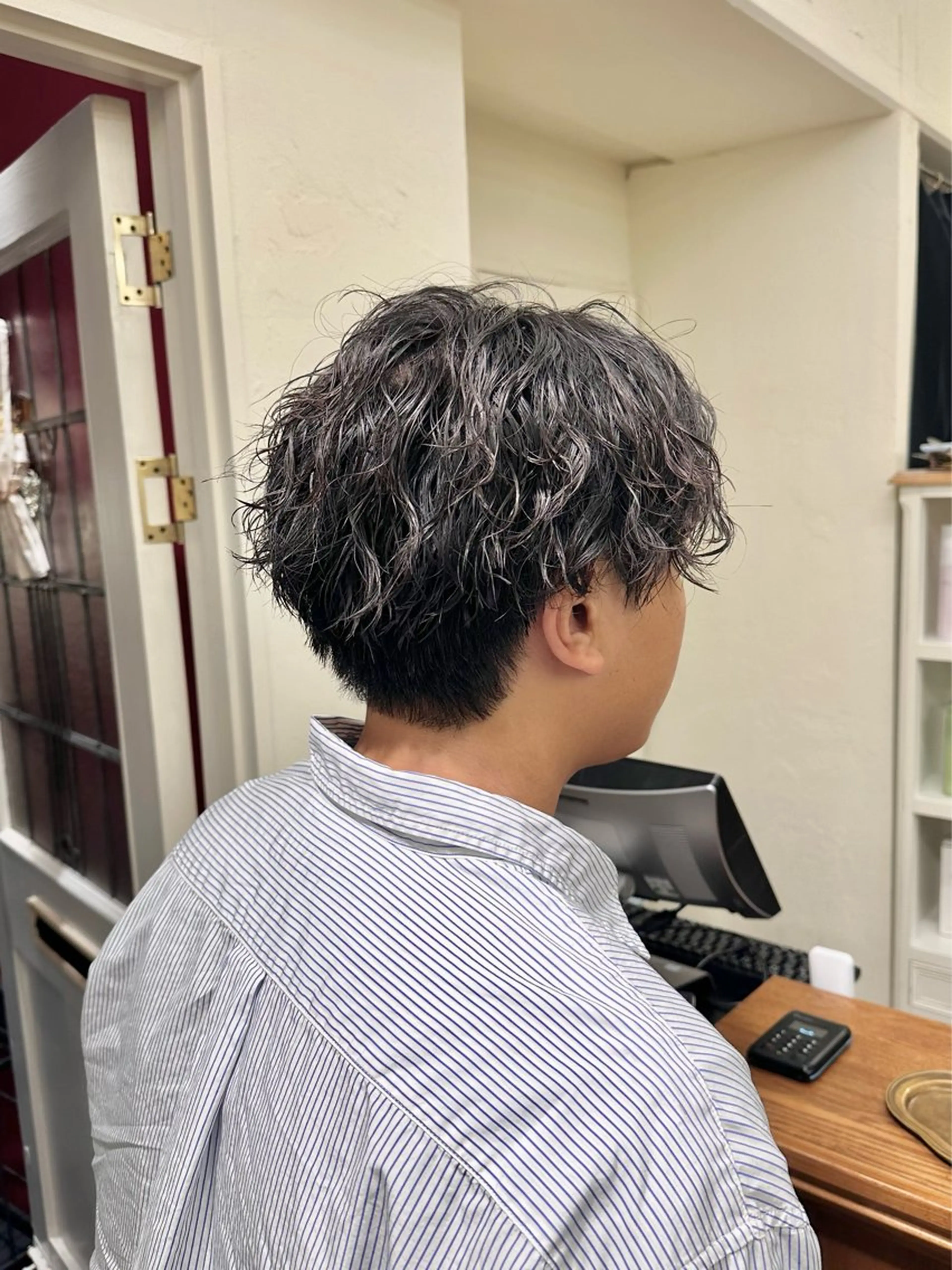 🪻【メンズ限定】カット+パーマの写真