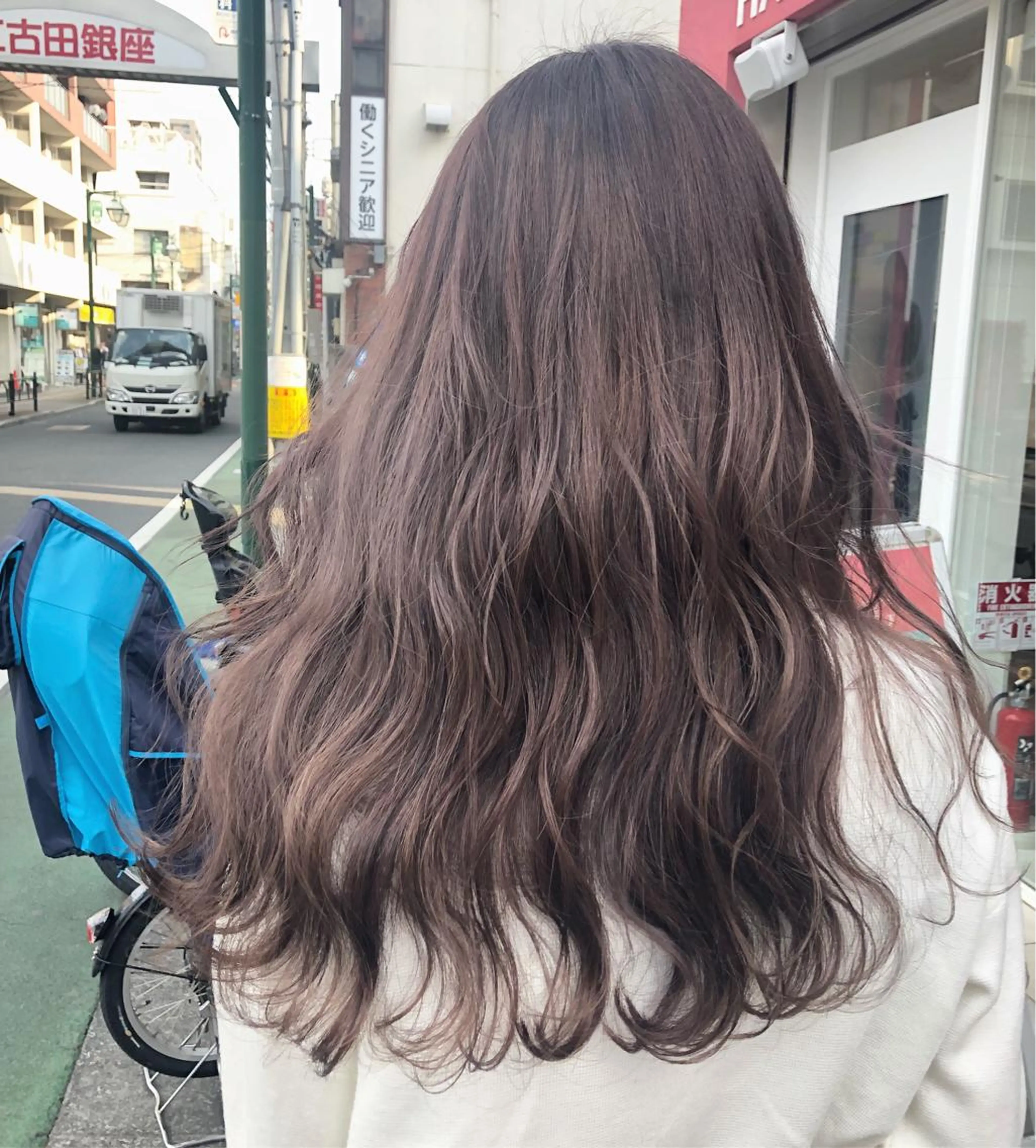 ロング sano sayakaのヘアスタイル